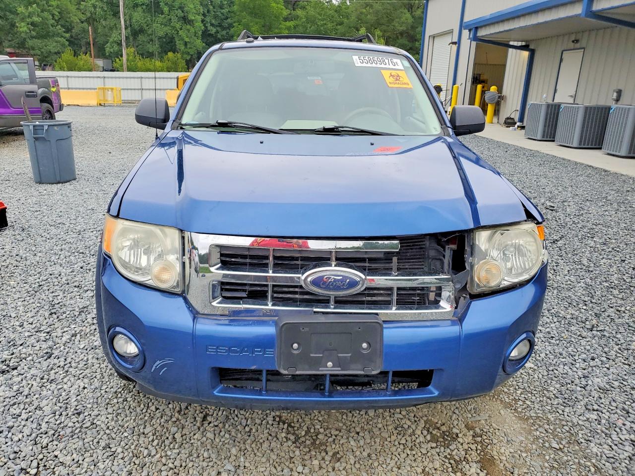 2008 Ford Escape Xlt Blue vin: 1FMCU03108KE02635