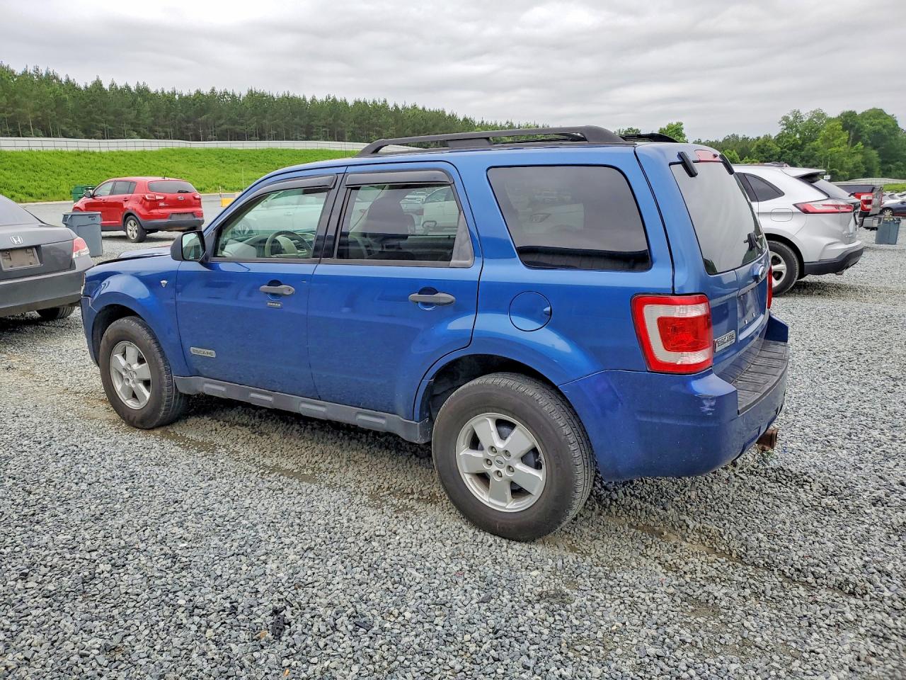 2008 Ford Escape Xlt Blue vin: 1FMCU03108KE02635