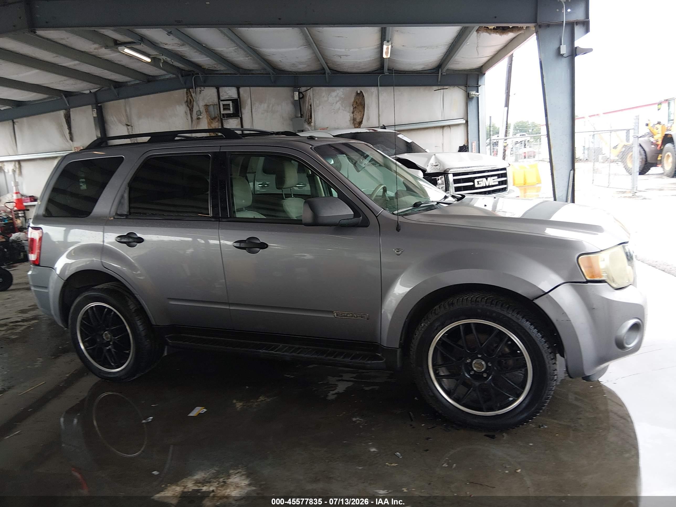 2008 Ford Escape Xlt Gray vin: 1FMCU03118KE76744