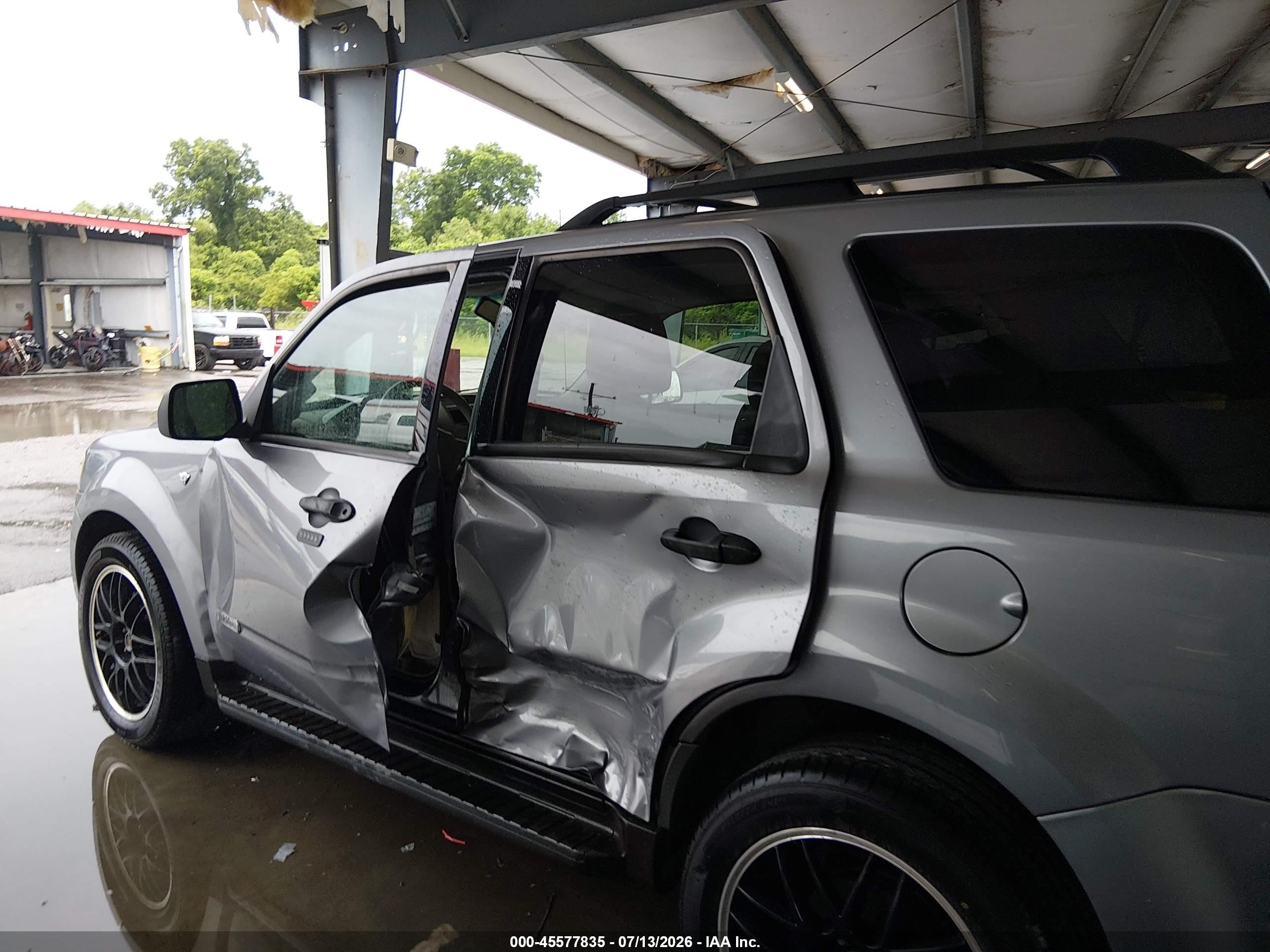 2008 Ford Escape Xlt Gray vin: 1FMCU03118KE76744