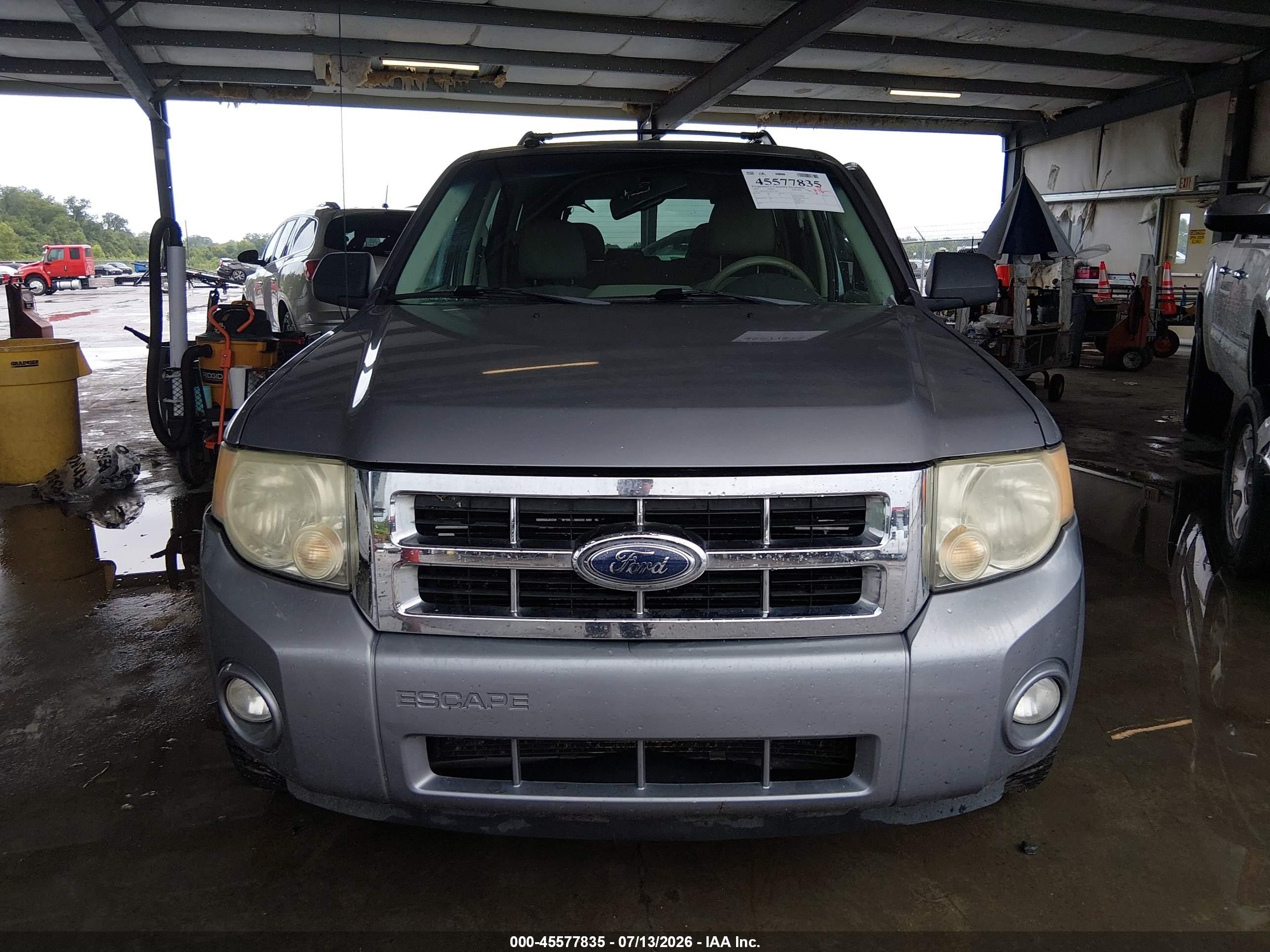 2008 Ford Escape Xlt Gray vin: 1FMCU03118KE76744