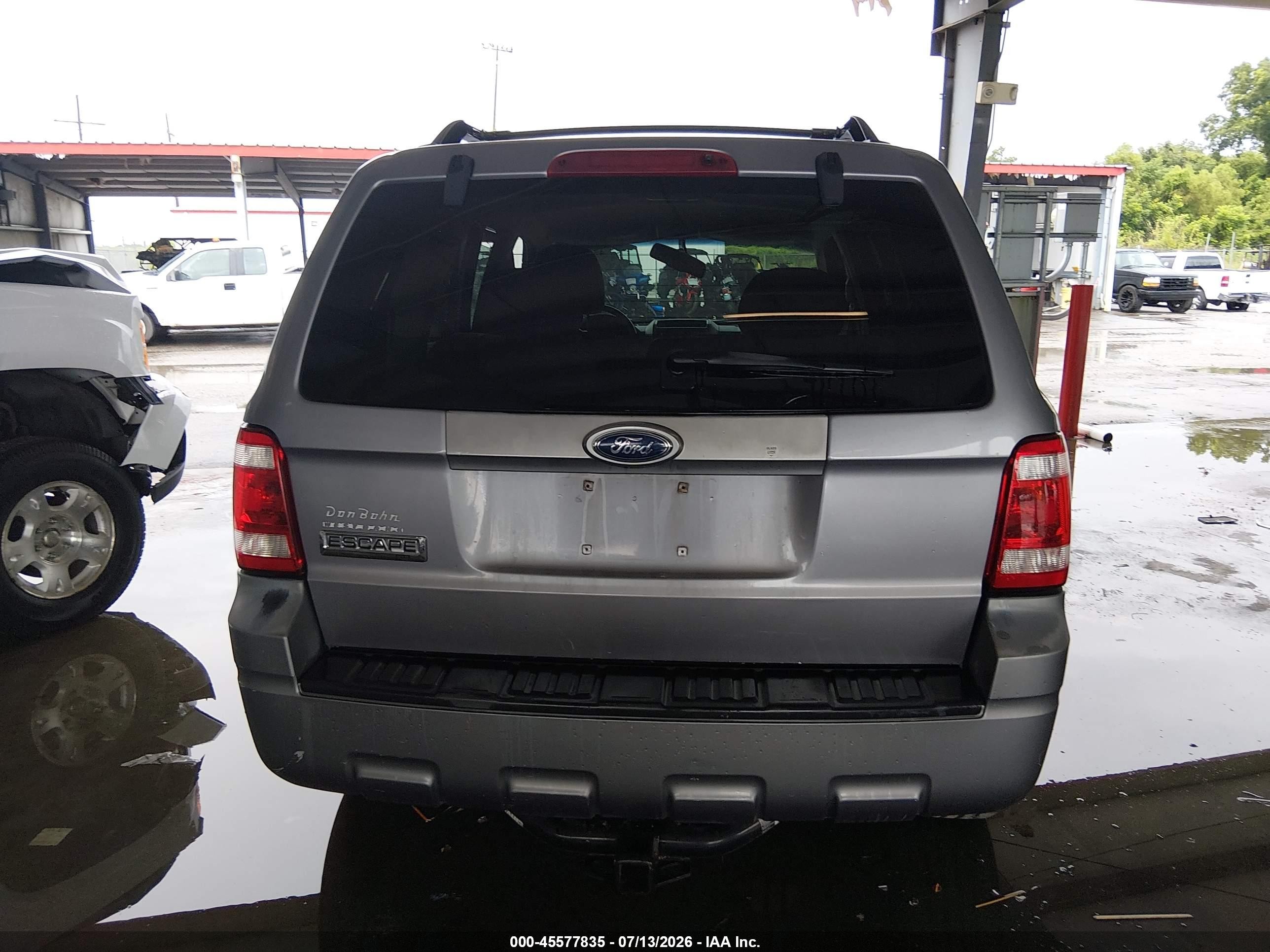 2008 Ford Escape Xlt Gray vin: 1FMCU03118KE76744