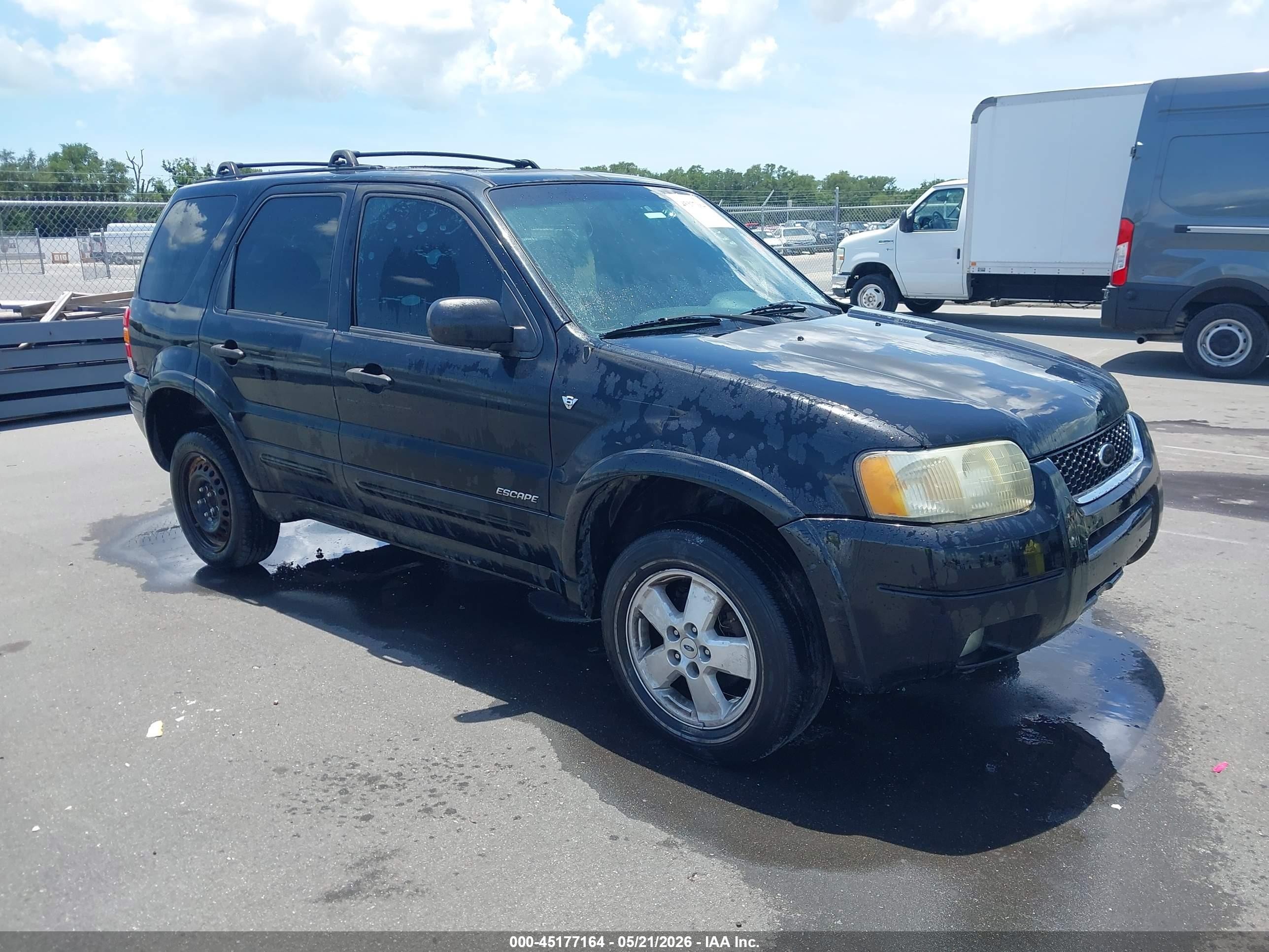 2002 Ford Escape Xlt Black vin: 1FMCU03122KD83092