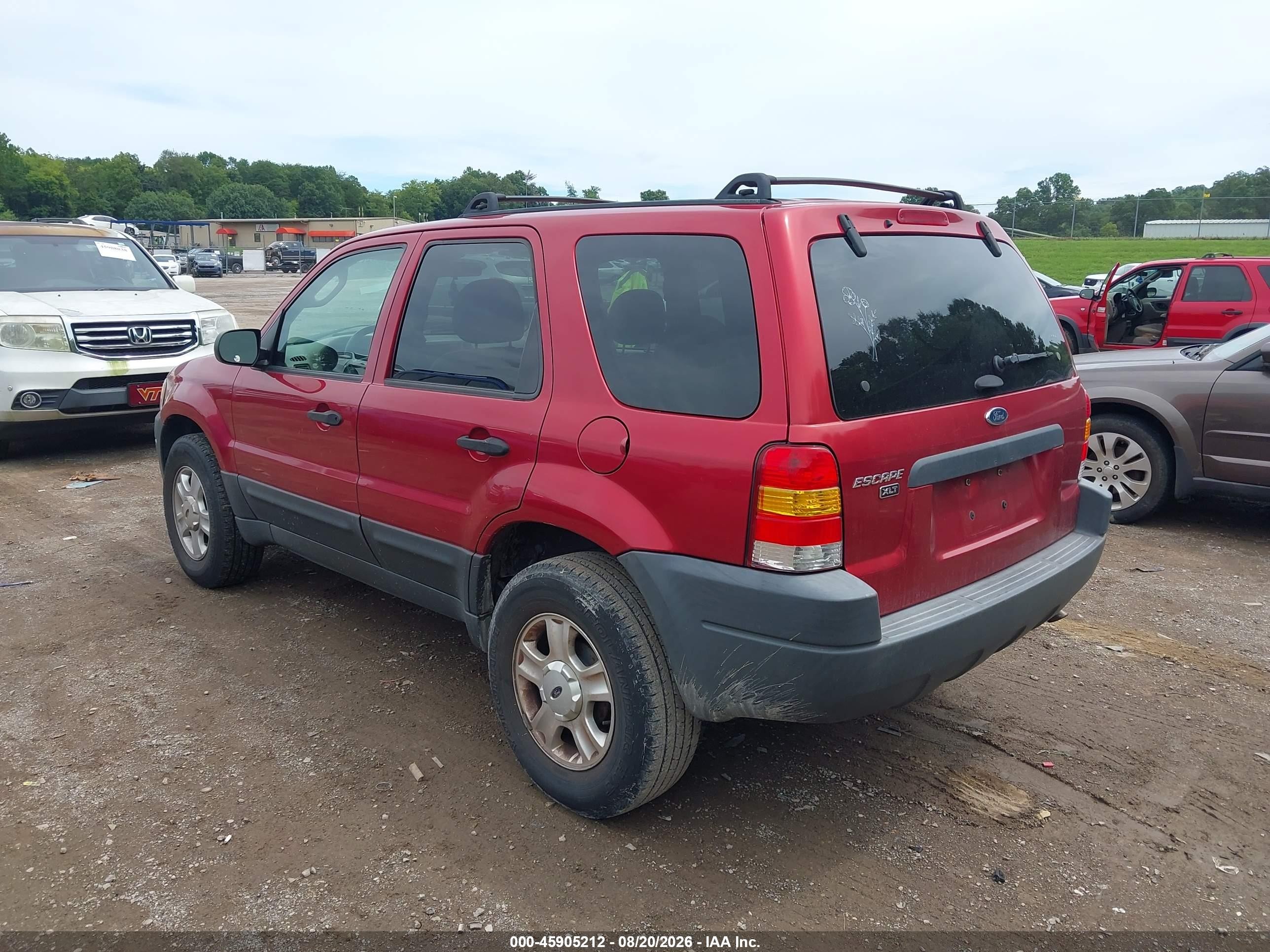 2004 Ford Escape Xlt Red vin: 1FMCU03124DA24283