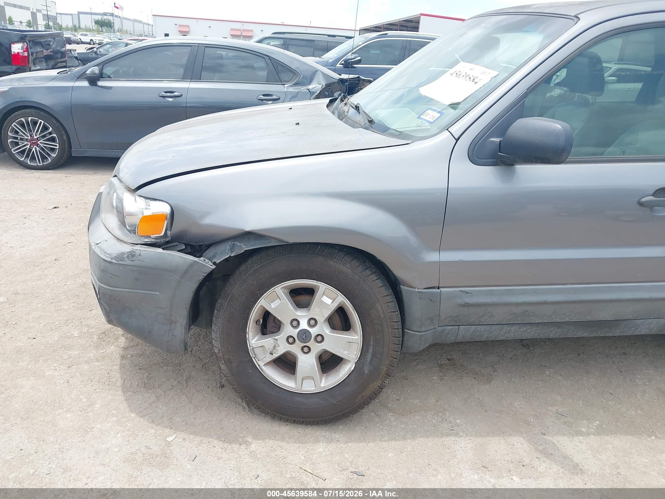2007 Ford Escape Xlt/xlt Sport Gray vin: 1FMCU03127KC07375