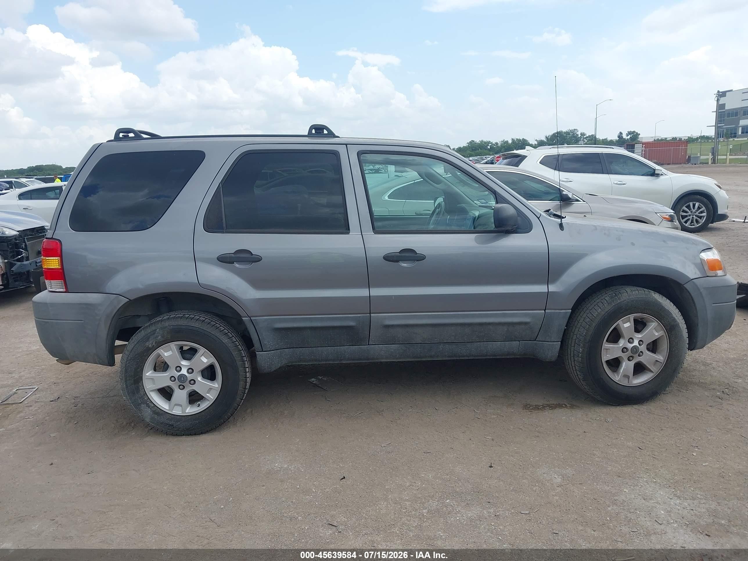 2007 Ford Escape Xlt/xlt Sport Gray vin: 1FMCU03127KC07375