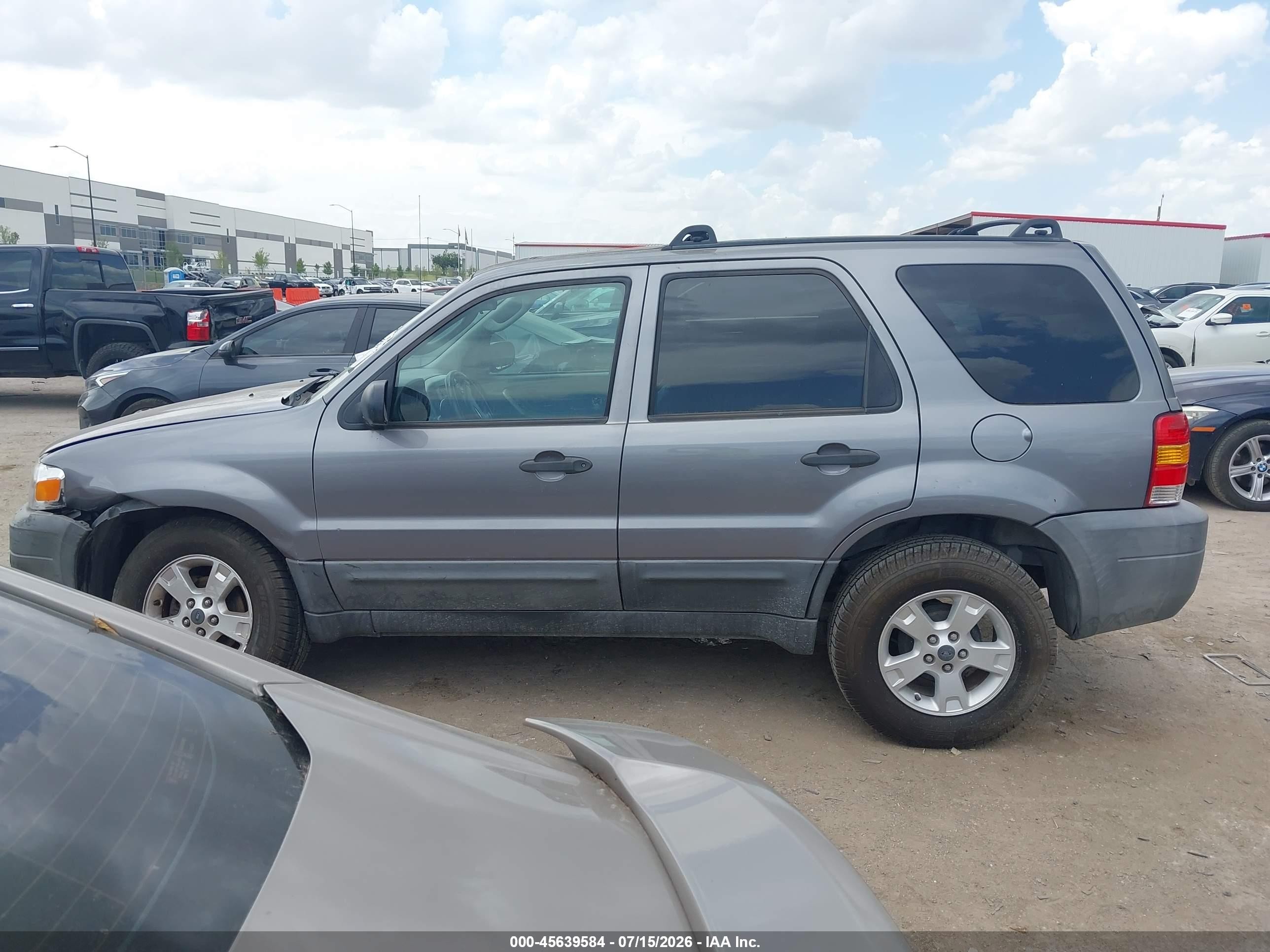 2007 Ford Escape Xlt/xlt Sport Gray vin: 1FMCU03127KC07375