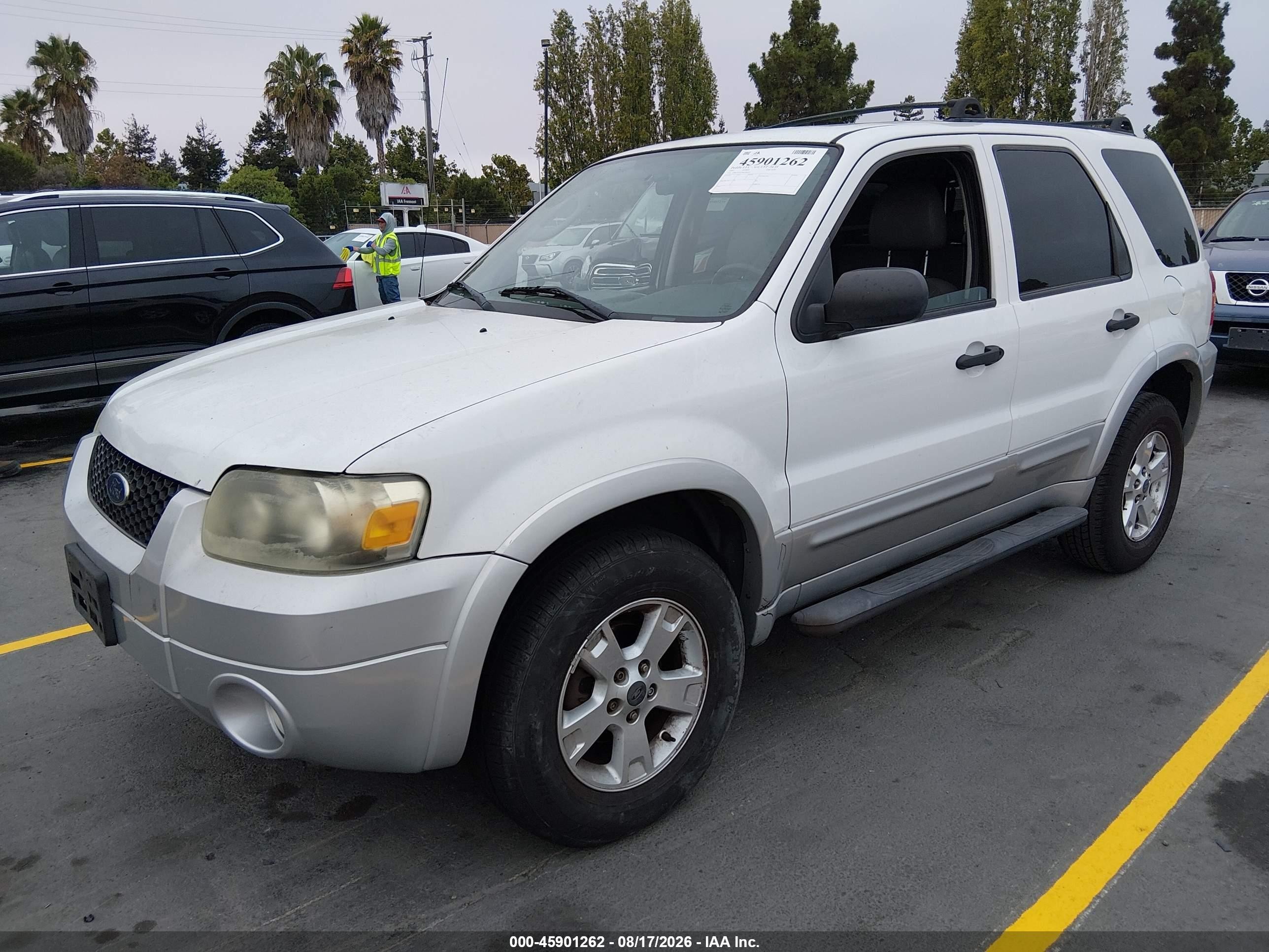 2007 Ford Escape Xlt/xlt Sport White vin: 1FMCU03127KC08350