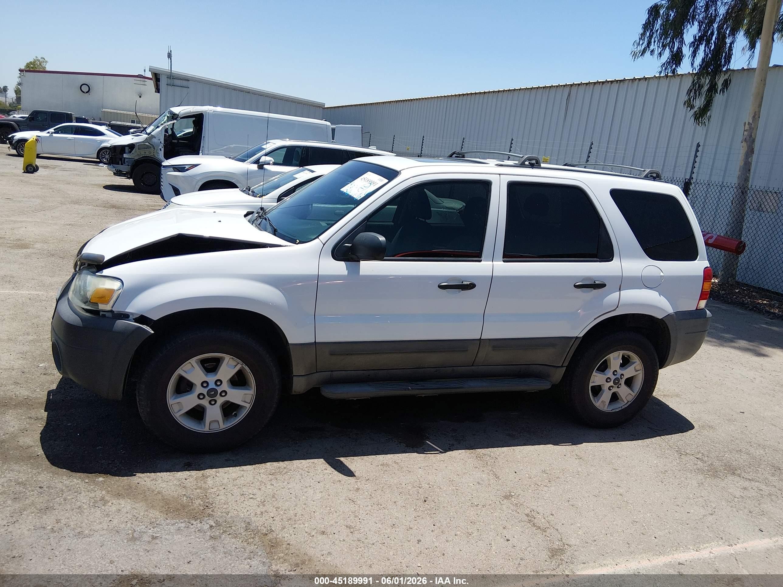 2006 Ford Escape Xlt/xlt Sport White vin: 1FMCU03136KA07054