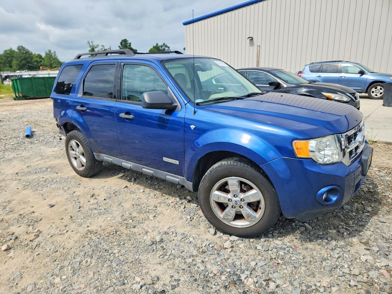 2008 Ford Escape Xlt Blue vin: 1FMCU03138KB27777
