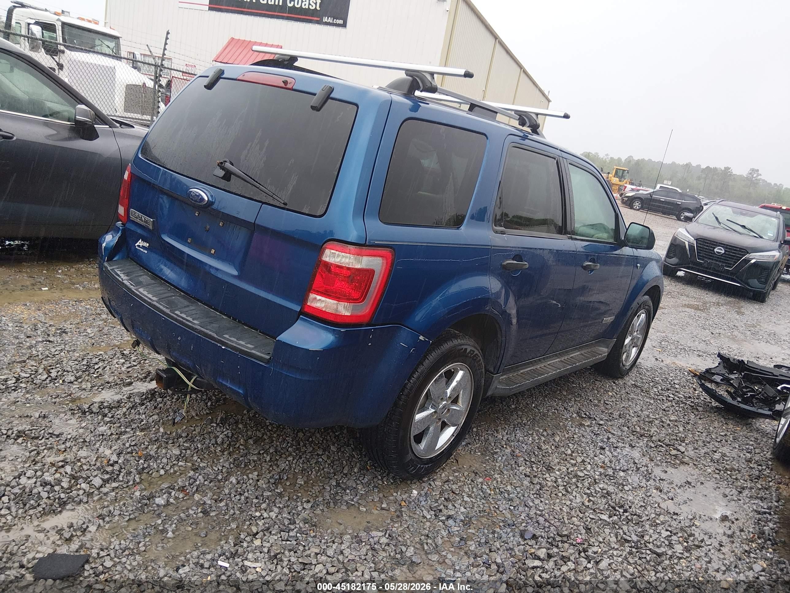 2008 Ford Escape Xlt Синий vin: 1FMCU03138KB34308