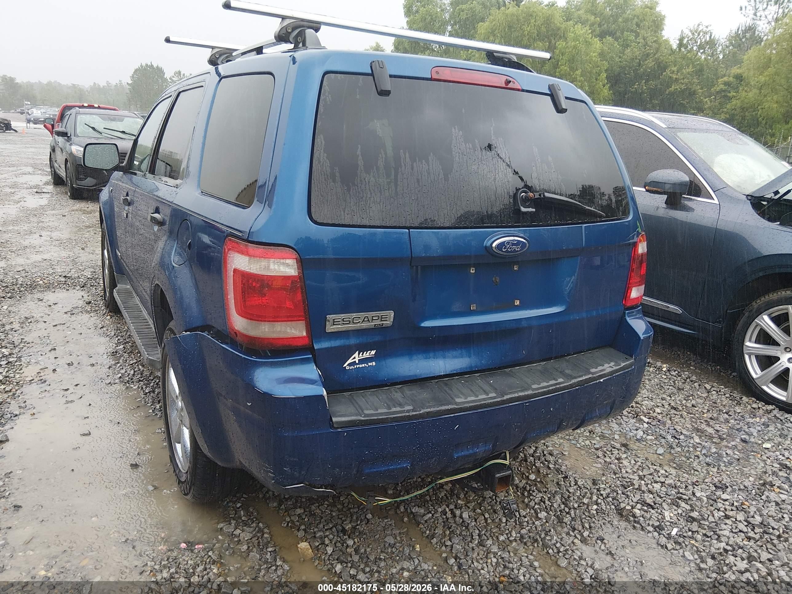 2008 Ford Escape Xlt Синий vin: 1FMCU03138KB34308