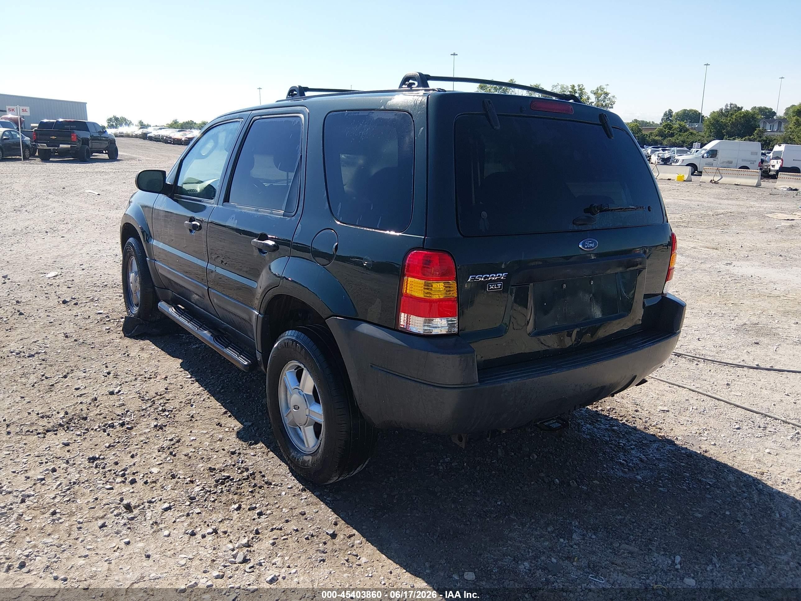 2003 Ford Escape Xlt Green vin: 1FMCU03143KD09643