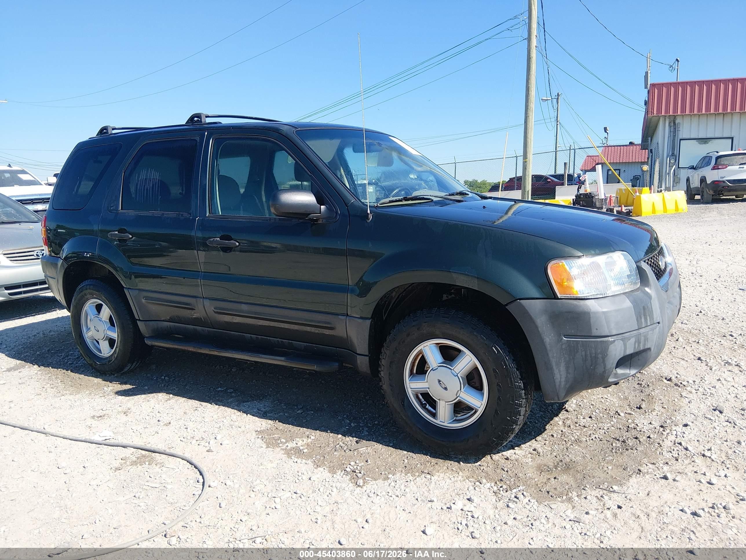 2003 Ford Escape Xlt Green vin: 1FMCU03143KD09643