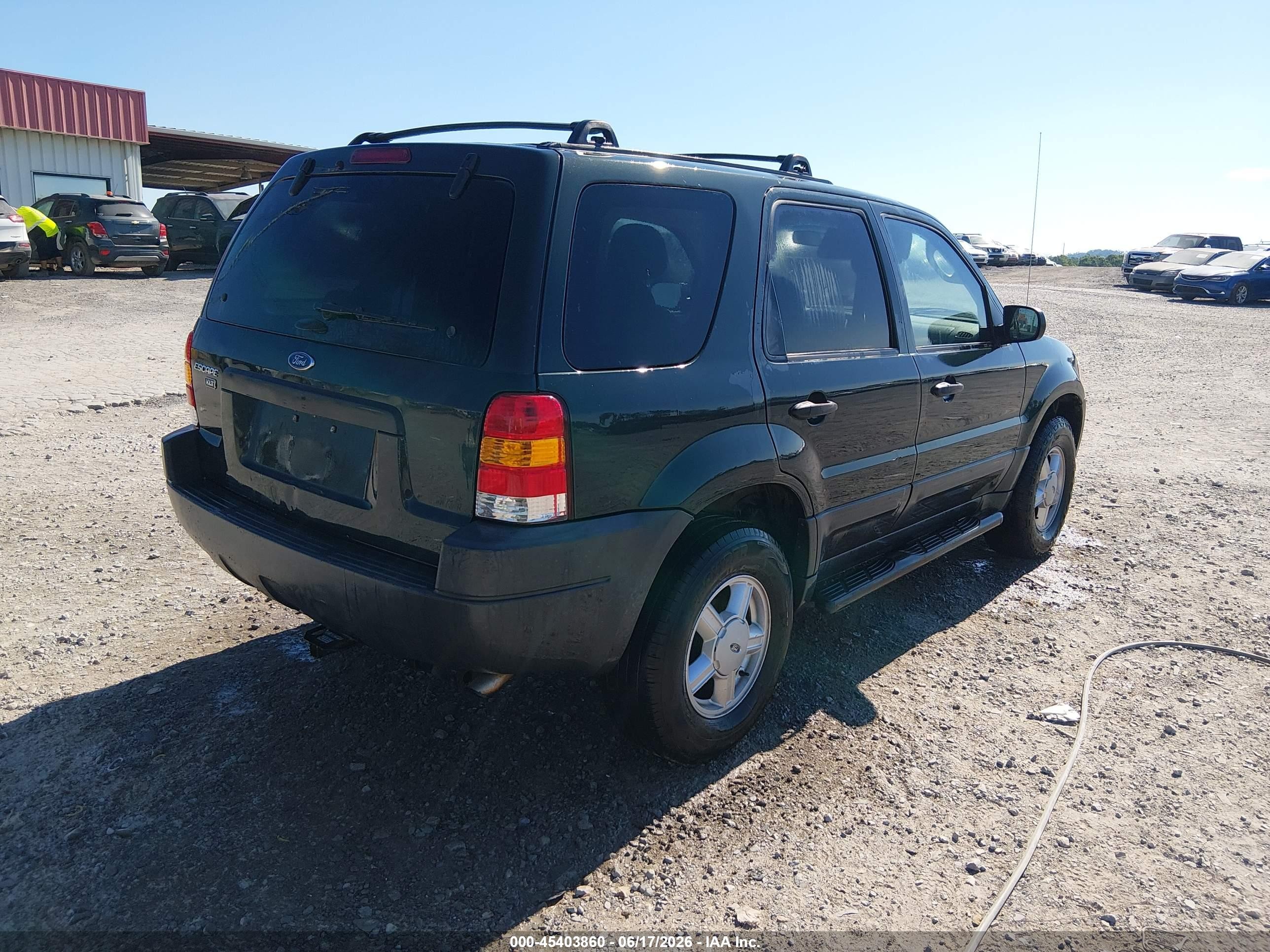 2003 Ford Escape Xlt Green vin: 1FMCU03143KD09643