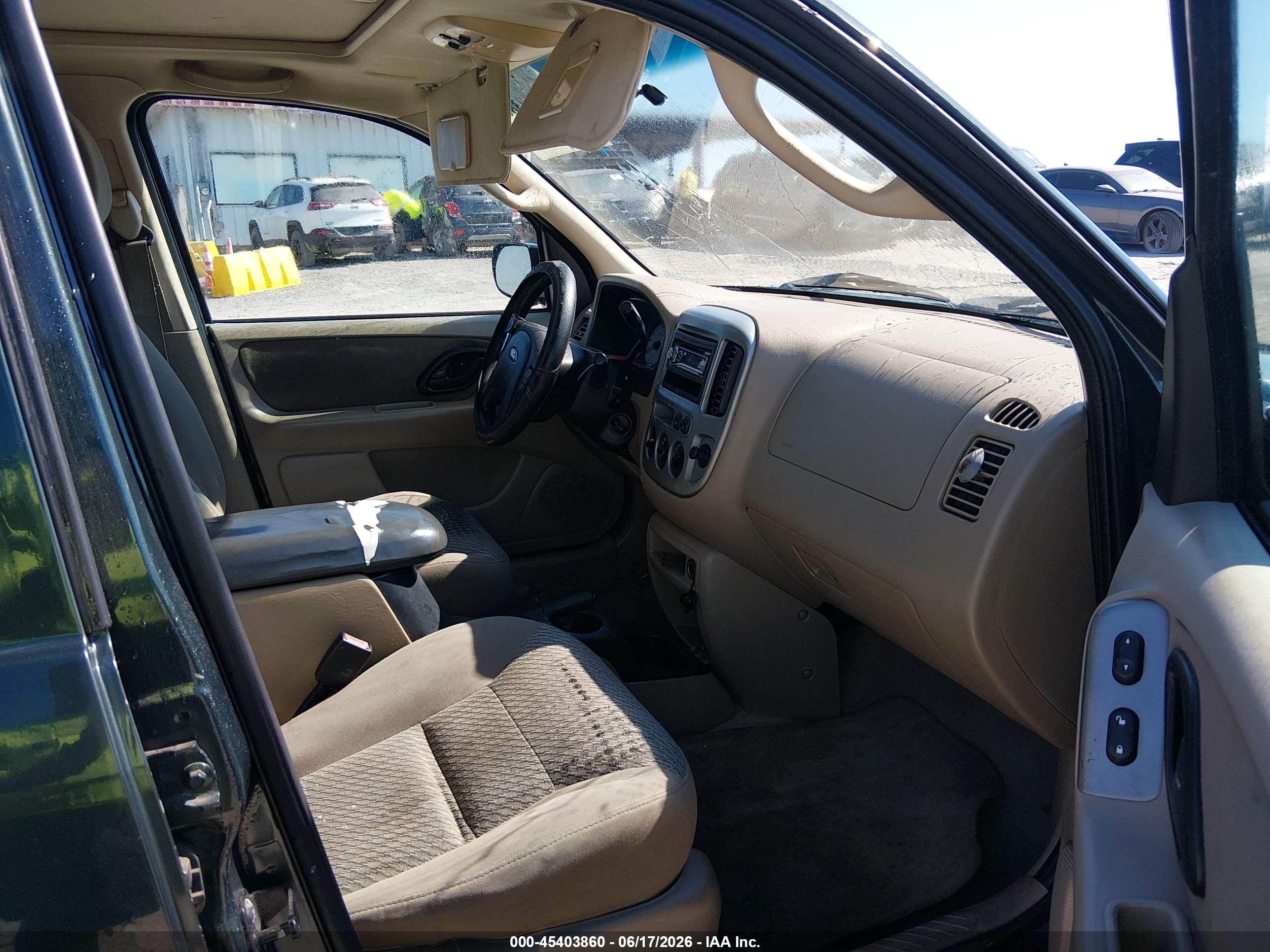 2003 Ford Escape Xlt Green vin: 1FMCU03143KD09643