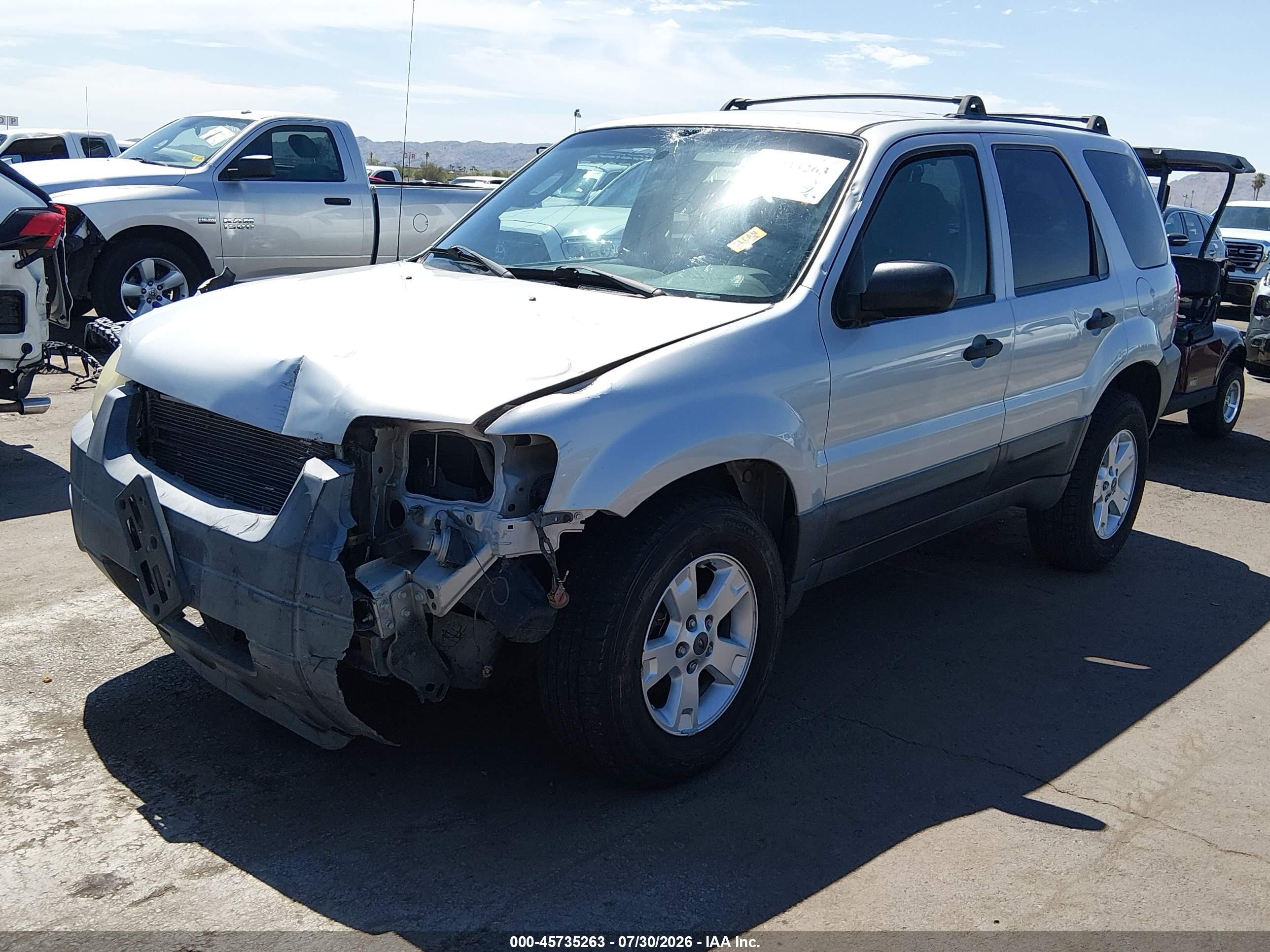 2005 Ford Escape Xlt Silver vin: 1FMCU03145DA08507