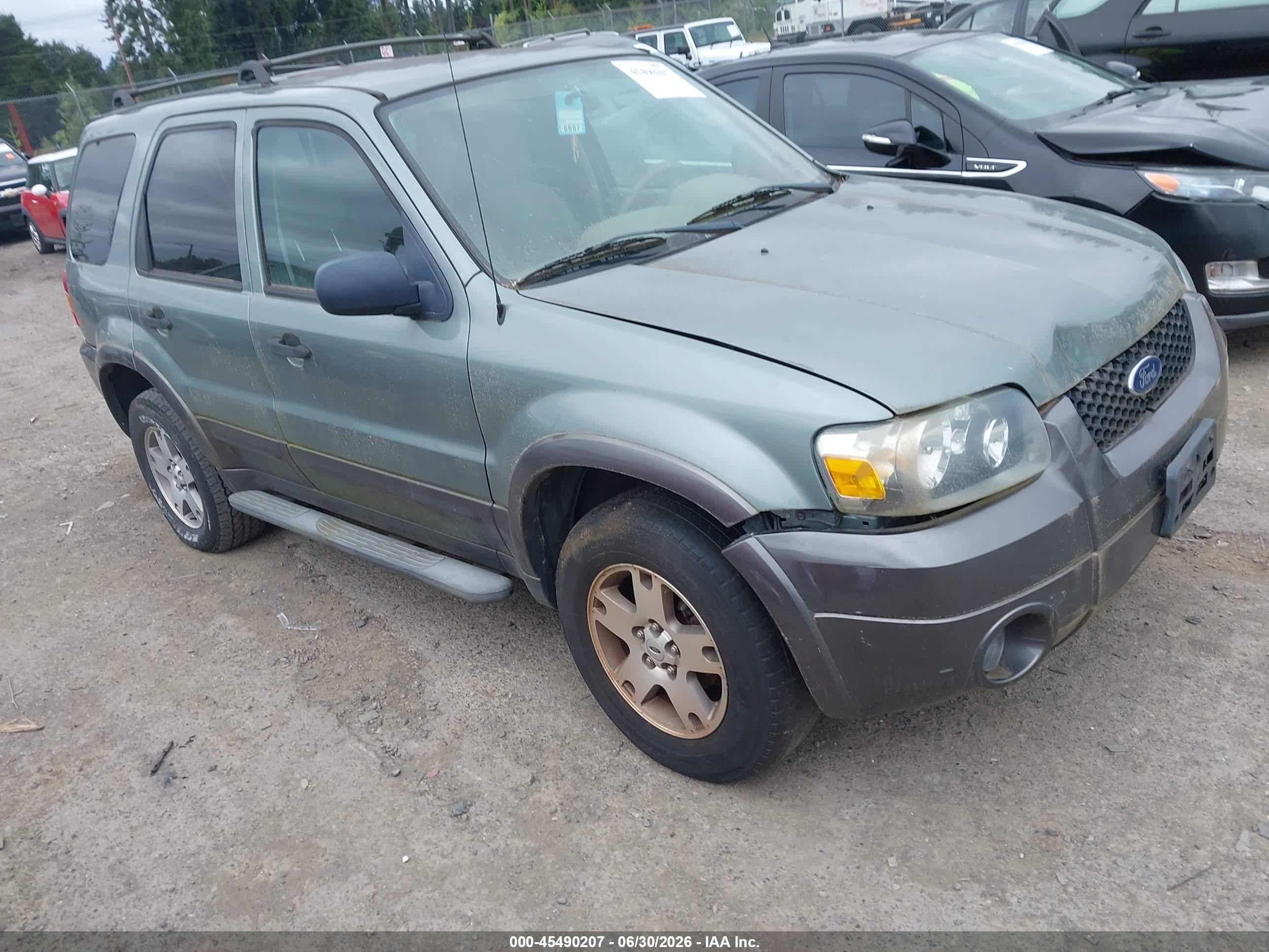 2005 Ford Escape Xlt Green vin: 1FMCU03145KD91912