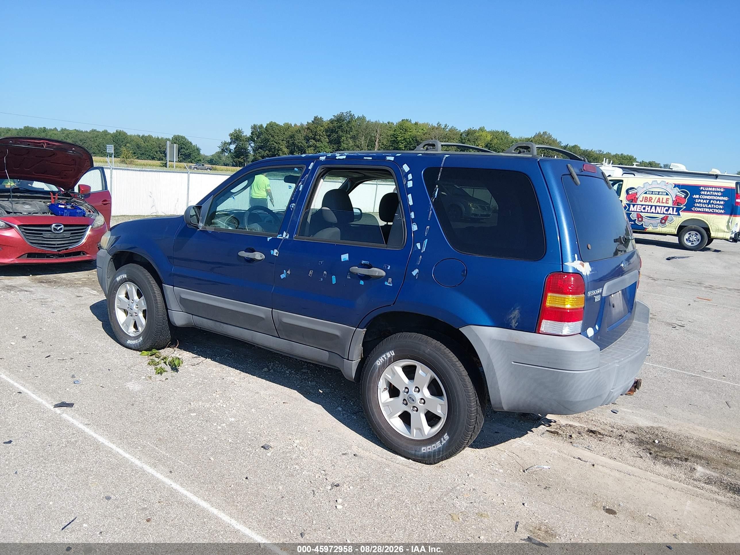 2007 Ford Escape Xlt/xlt Sport Blue vin: 1FMCU03147KA85621