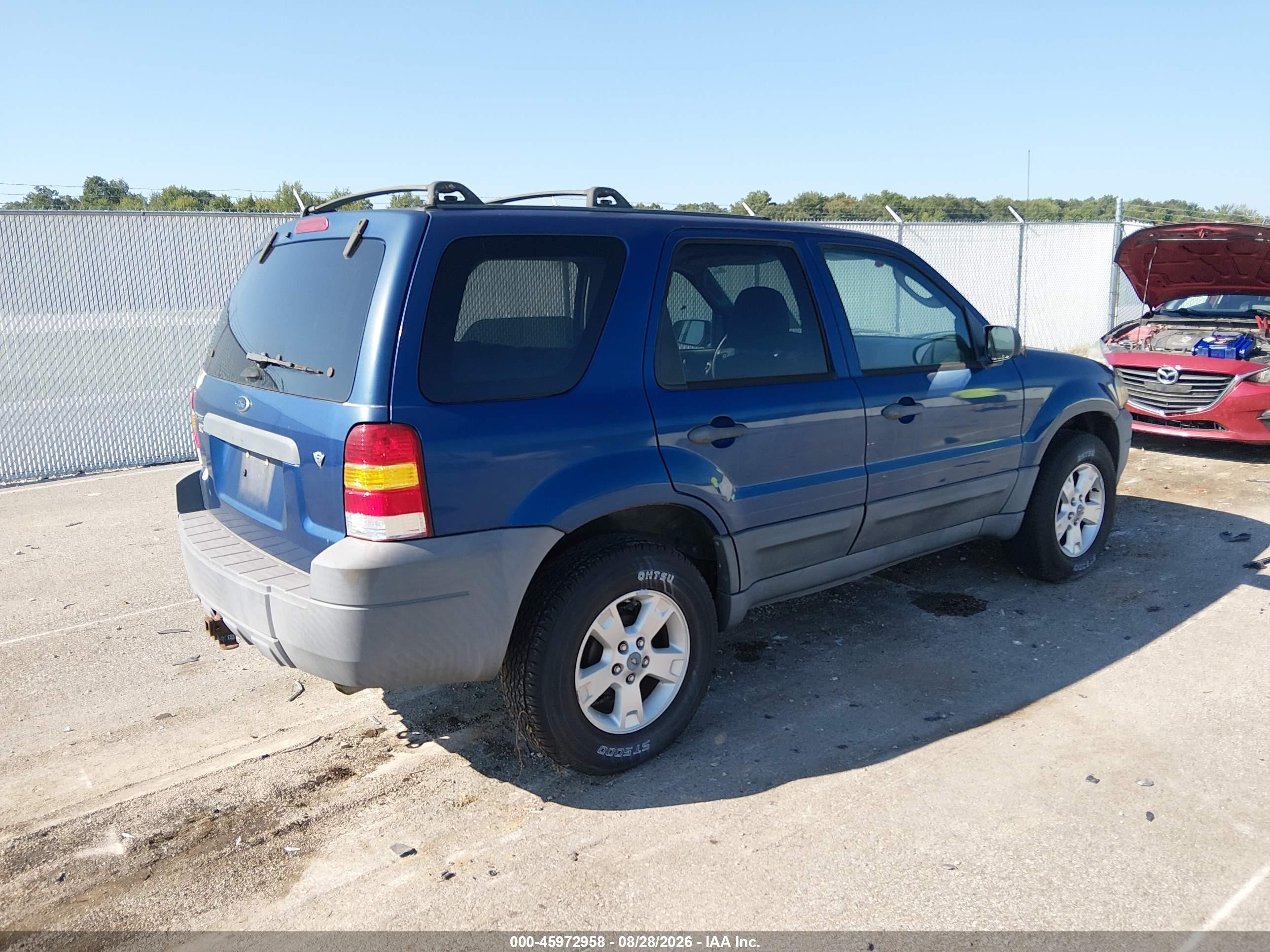 2007 Ford Escape Xlt/xlt Sport Blue vin: 1FMCU03147KA85621