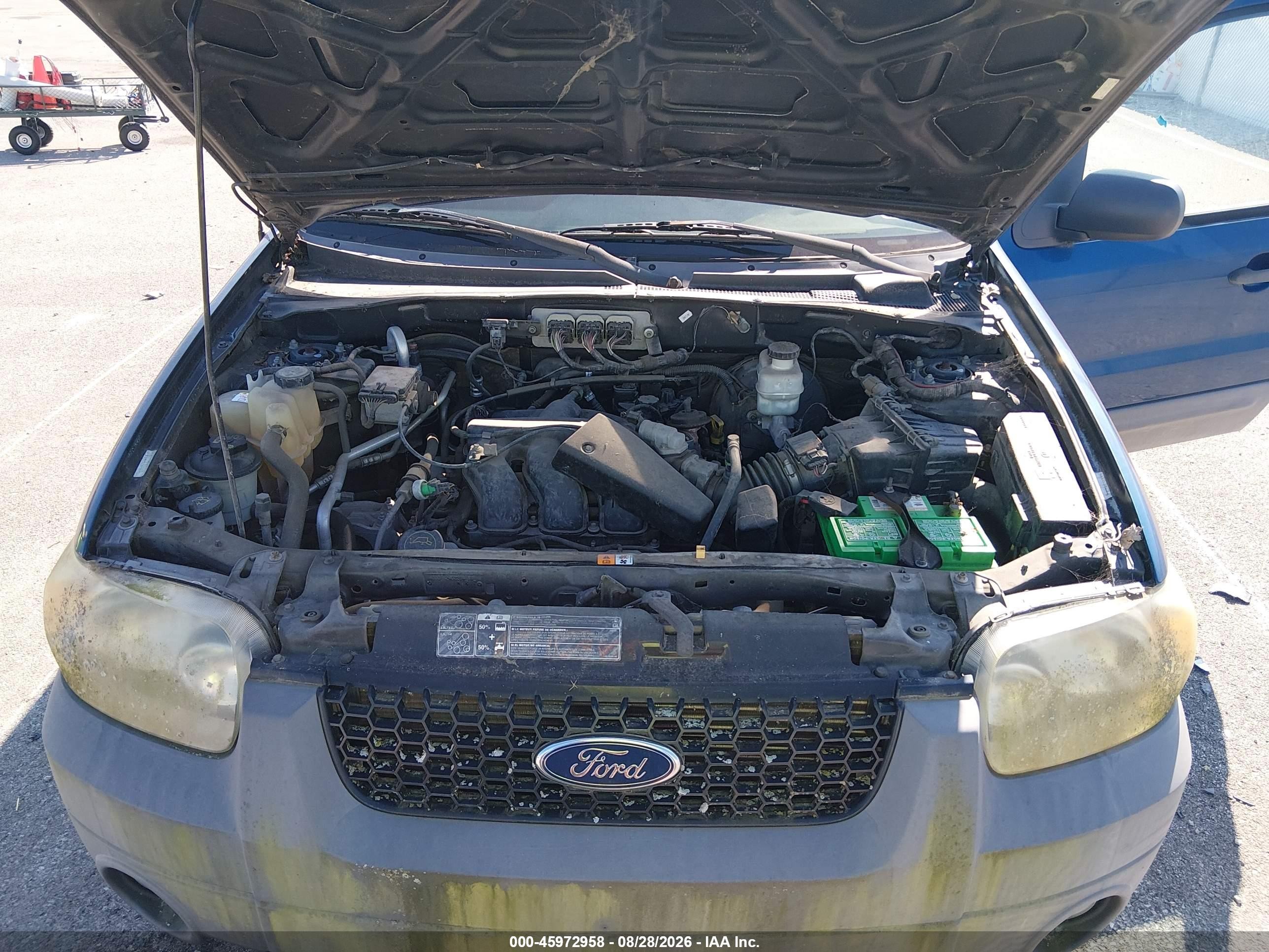 2007 Ford Escape Xlt/xlt Sport Blue vin: 1FMCU03147KA85621