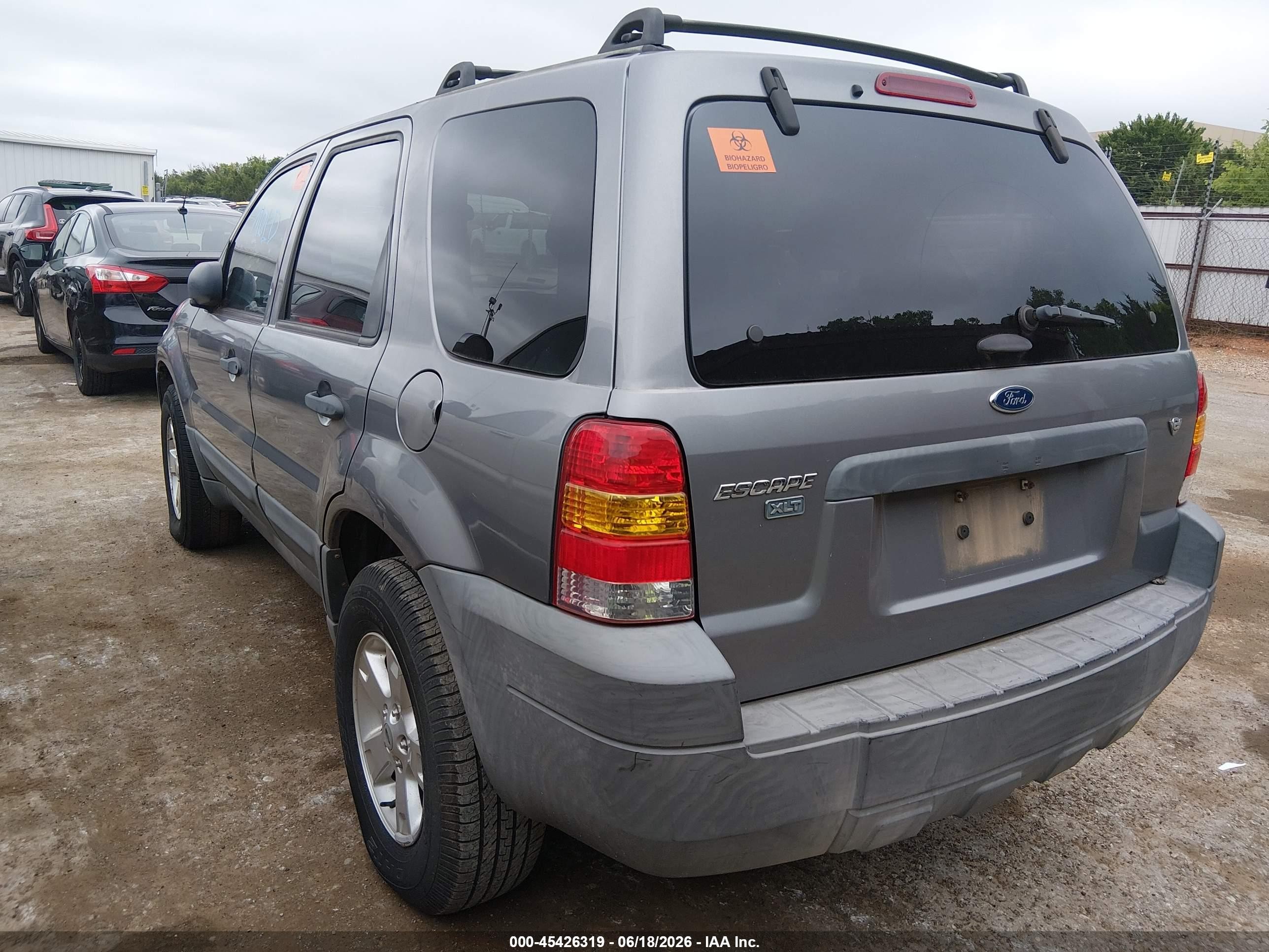 2007 Ford Escape Xlt/xlt Sport Gray vin: 1FMCU03147KA98157