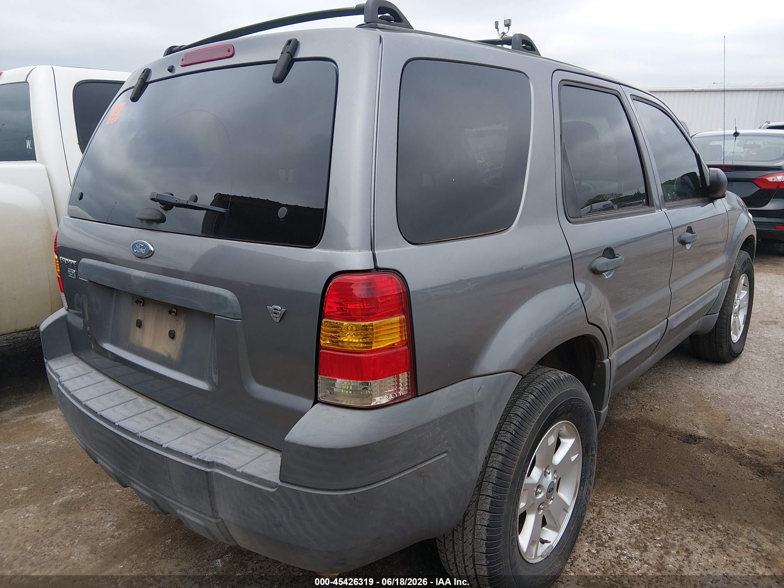 2007 Ford Escape Xlt/xlt Sport Gray vin: 1FMCU03147KA98157