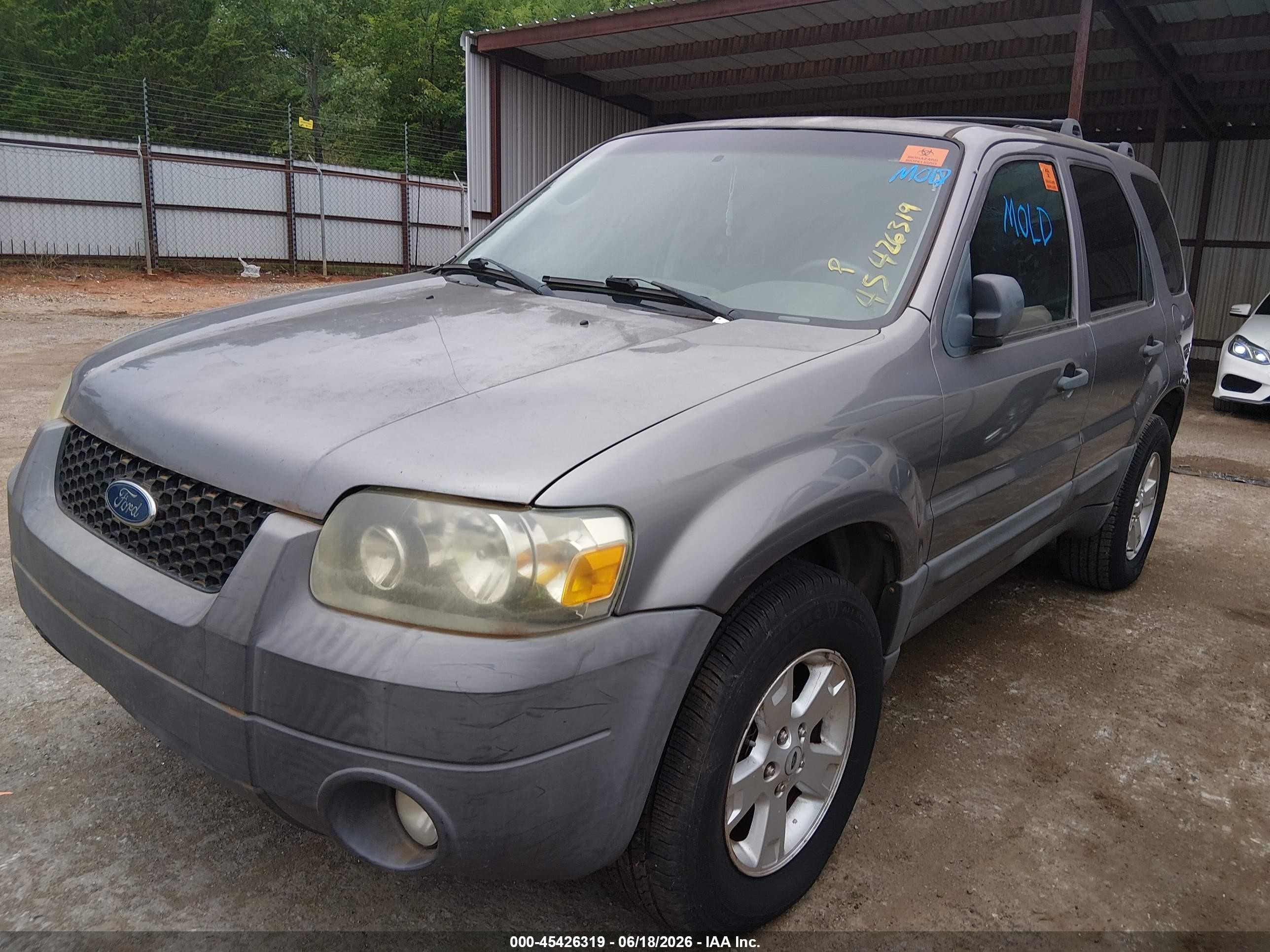 2007 Ford Escape Xlt/xlt Sport Gray vin: 1FMCU03147KA98157