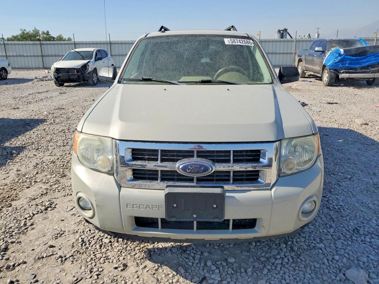 2008 Ford Escape Xlt Beige vin: 1FMCU03148KA68254
