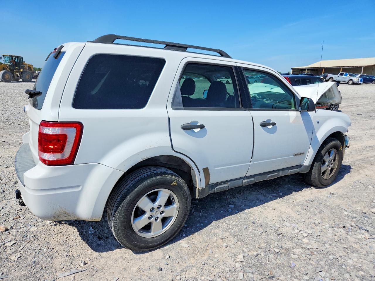 2008 Ford Escape Xlt Белый vin: 1FMCU03148KB08610