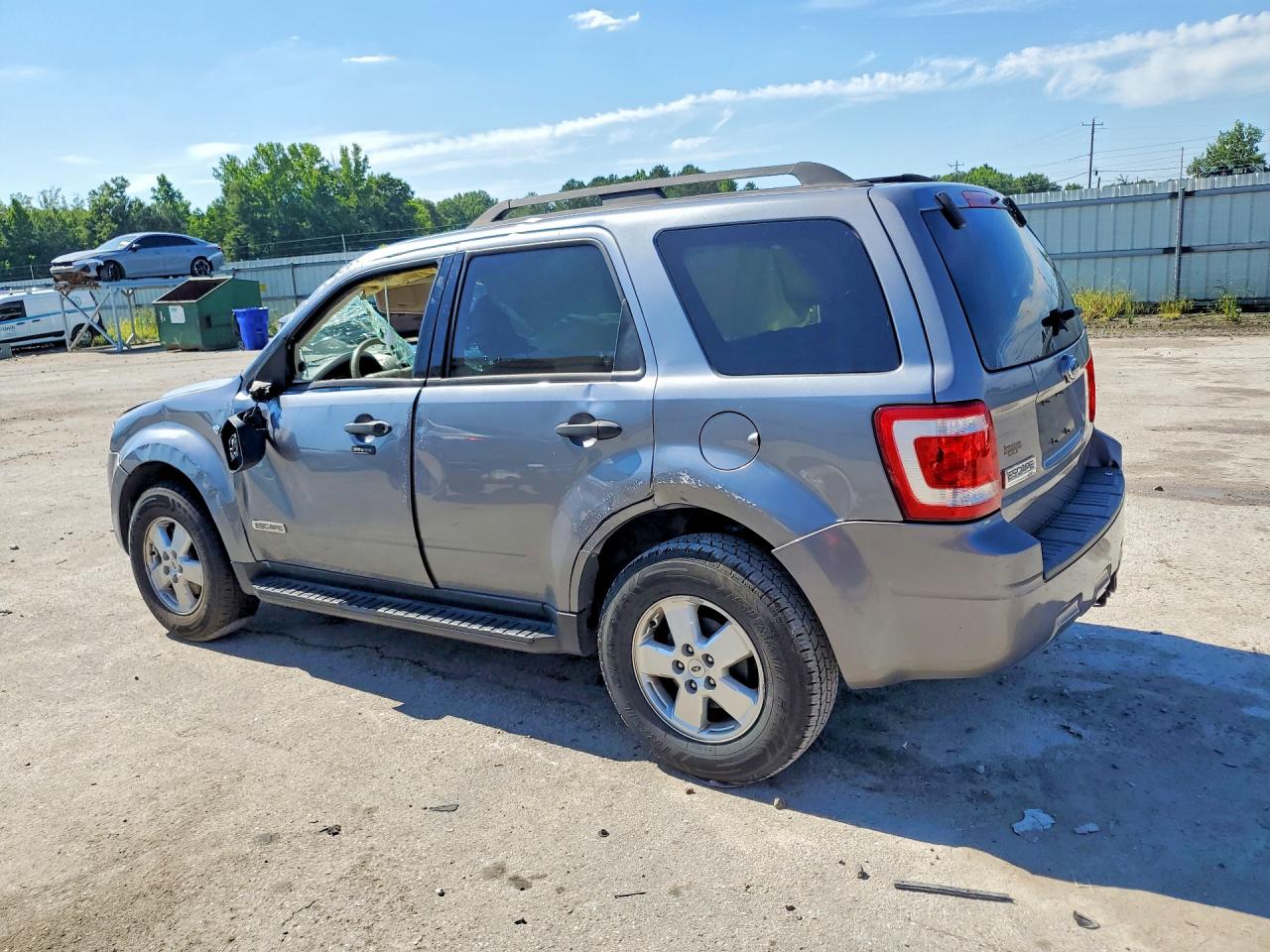 2008 Ford Escape Xlt Gray vin: 1FMCU03148KB40974