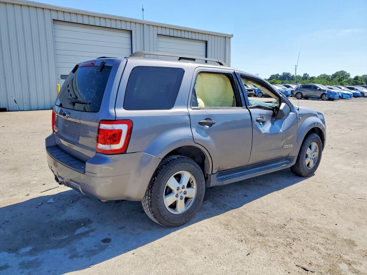 2008 Ford Escape Xlt Gray vin: 1FMCU03148KB40974