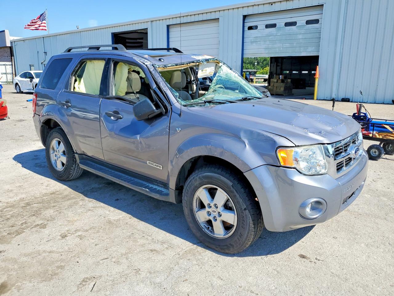 2008 Ford Escape Xlt Gray vin: 1FMCU03148KB40974