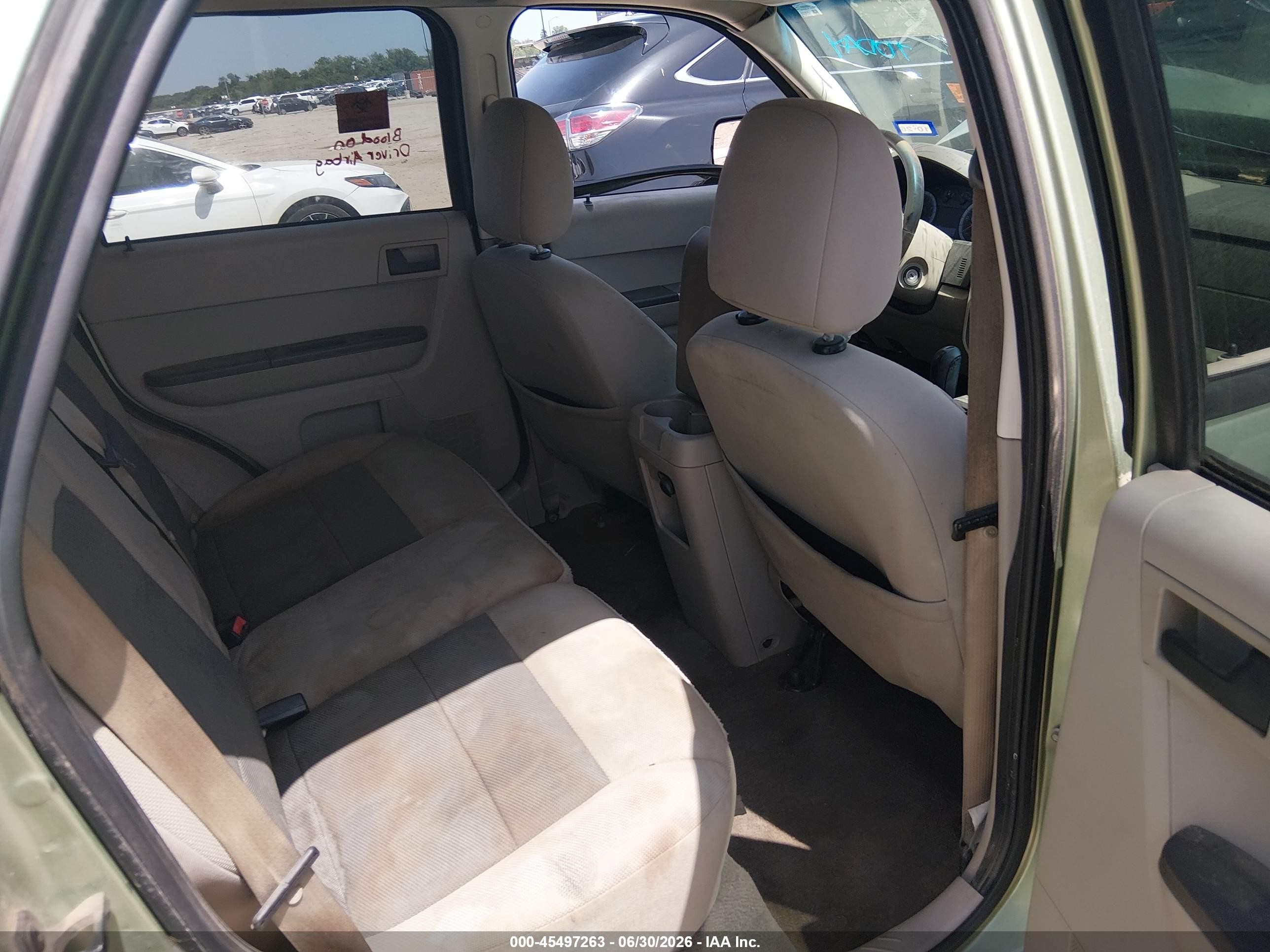 2008 Ford Escape Xlt Green vin: 1FMCU03158KA14090