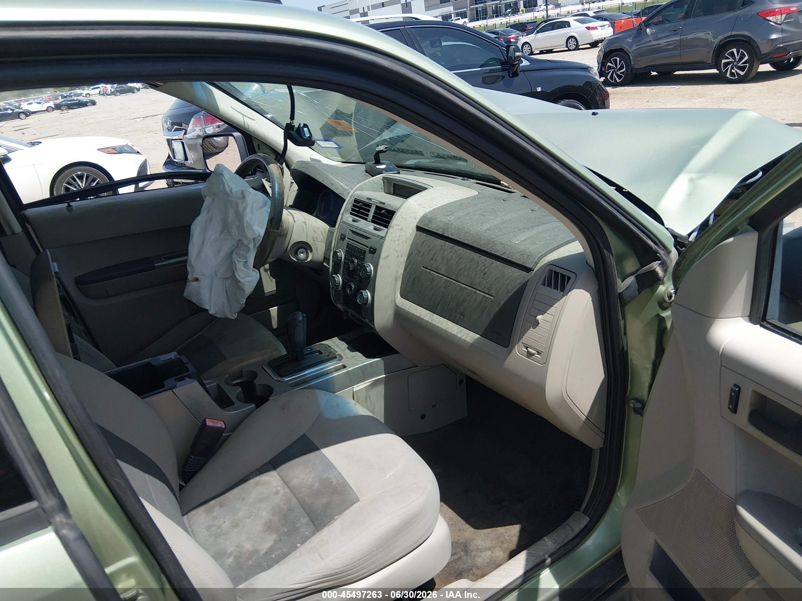 2008 Ford Escape Xlt Green vin: 1FMCU03158KA14090