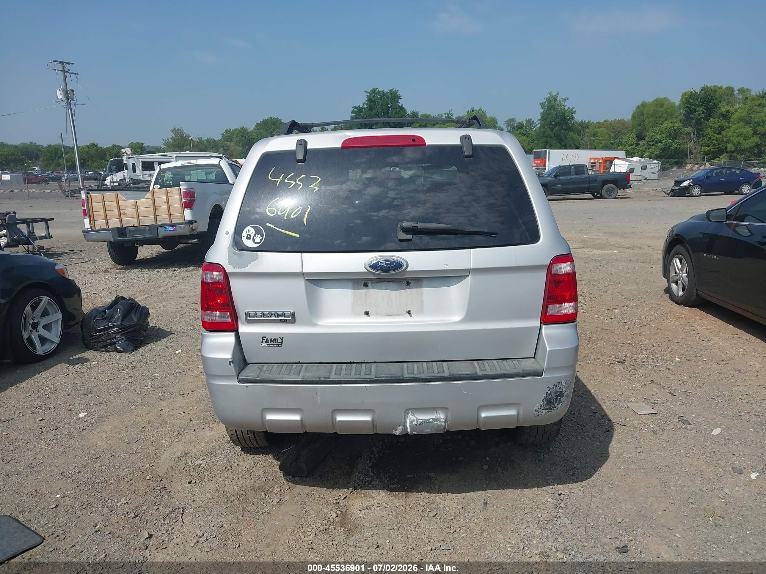 2008 Ford Escape Xlt Silver vin: 1FMCU03158KA39281