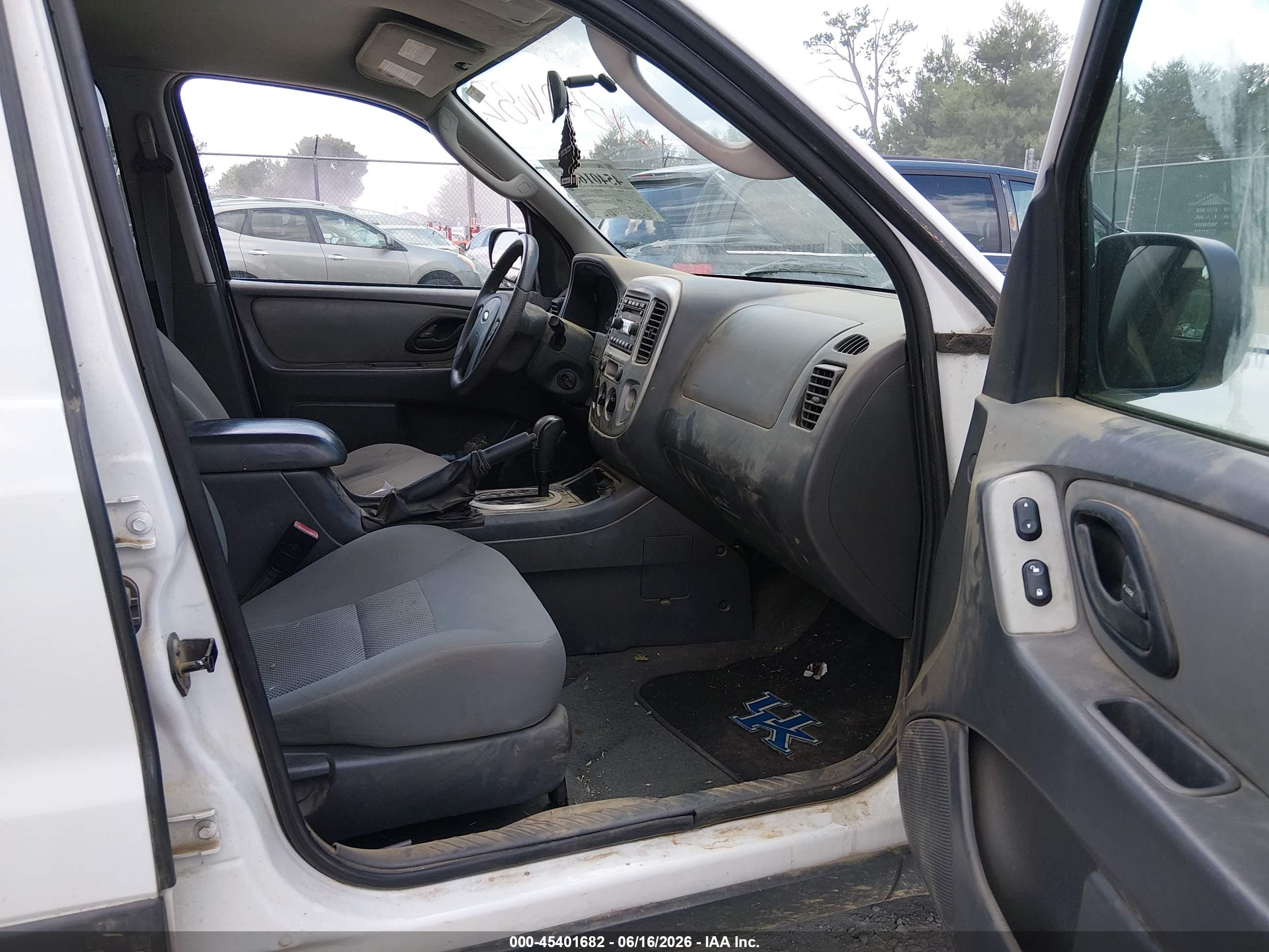 2006 Ford Escape Xlt/xlt Sport White vin: 1FMCU03166KB09237