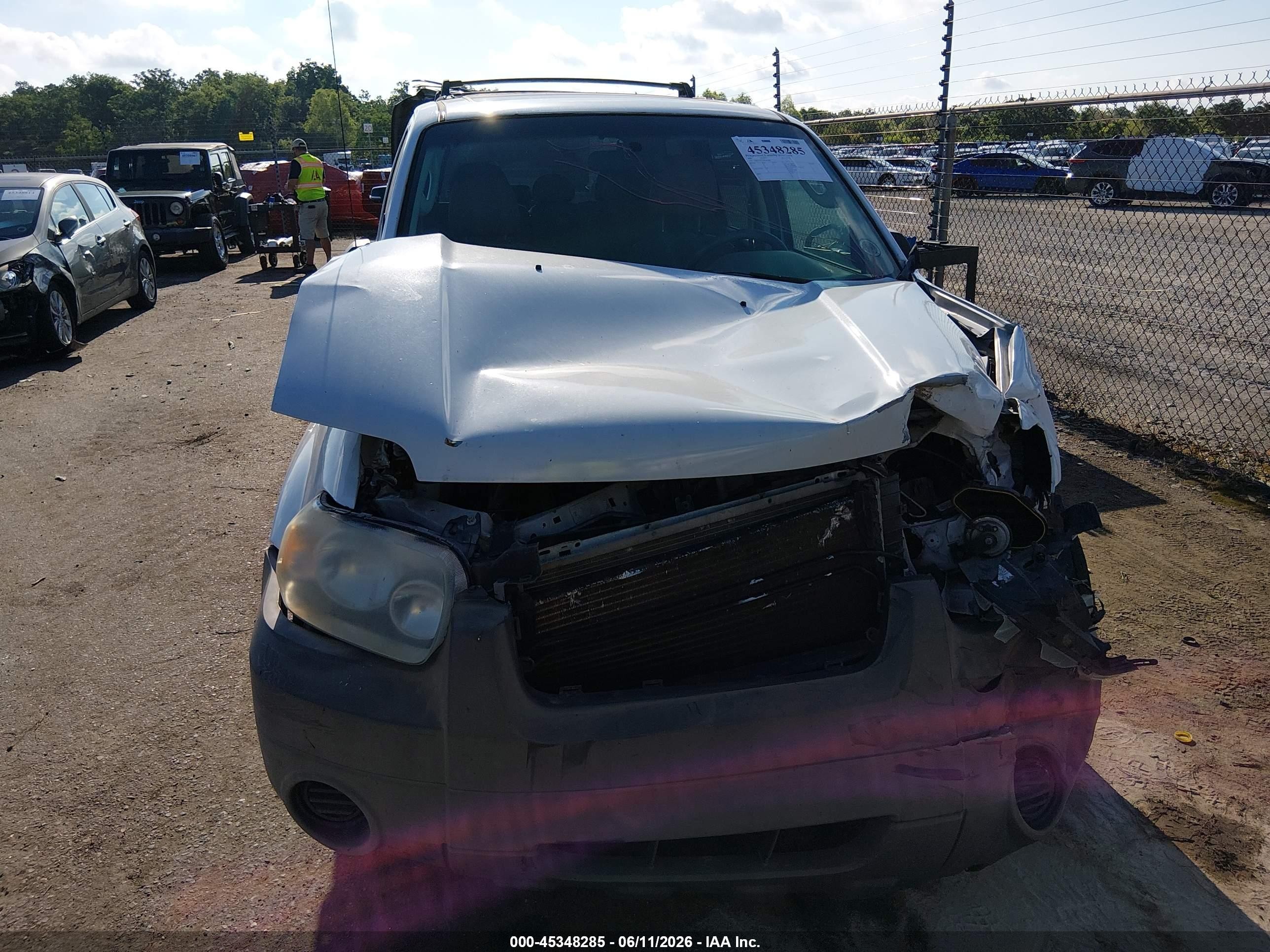 2007 Ford Escape Xlt/xlt Sport Белый vin: 1FMCU03167KA63040