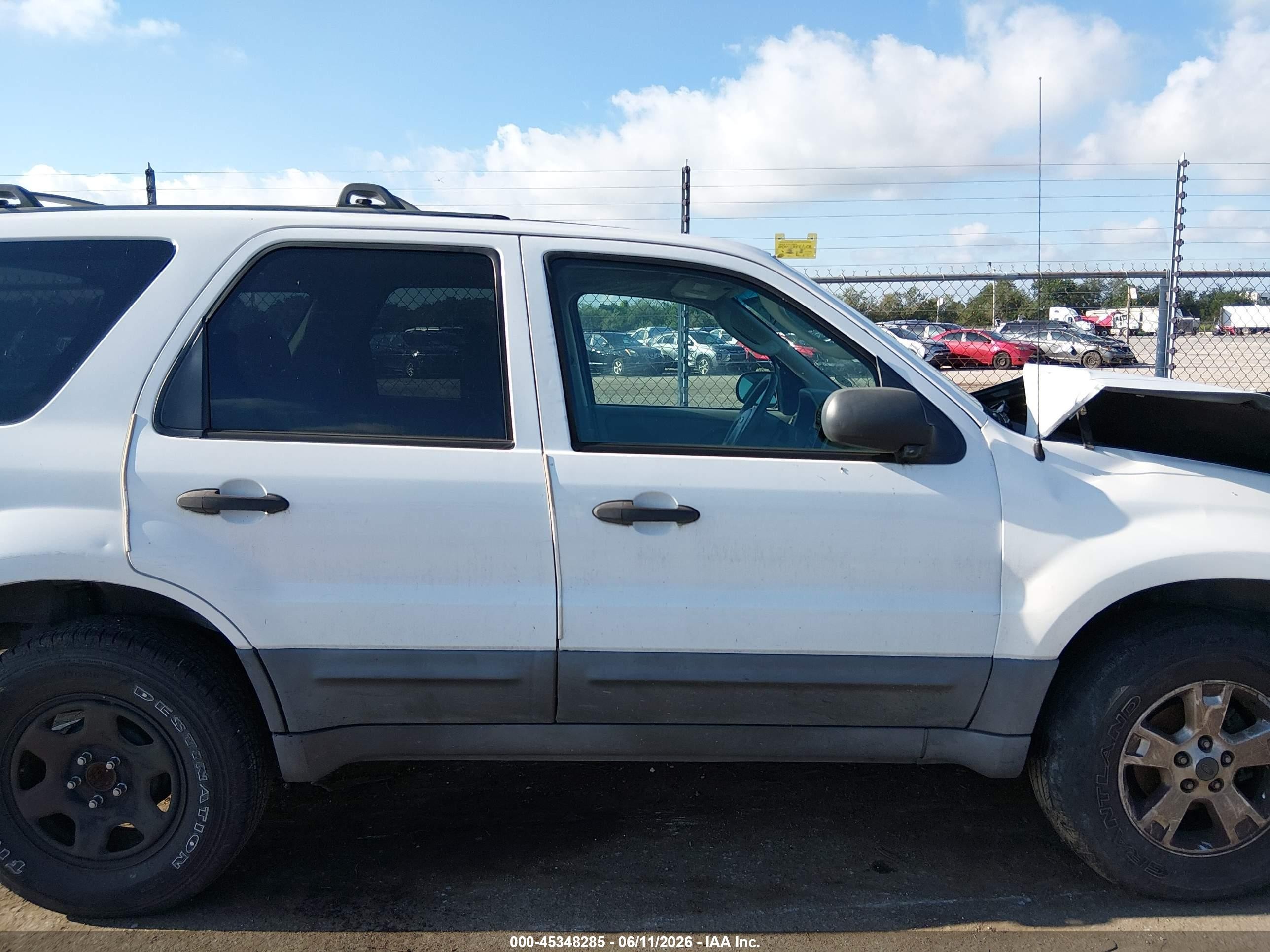 2007 Ford Escape Xlt/xlt Sport Белый vin: 1FMCU03167KA63040