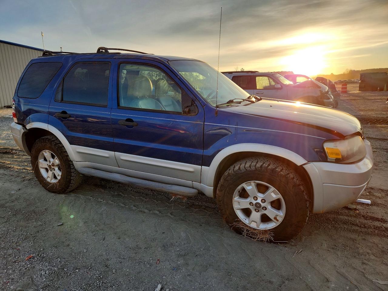 2007 Ford Escape Xlt Blue vin: 1FMCU03167KB68094