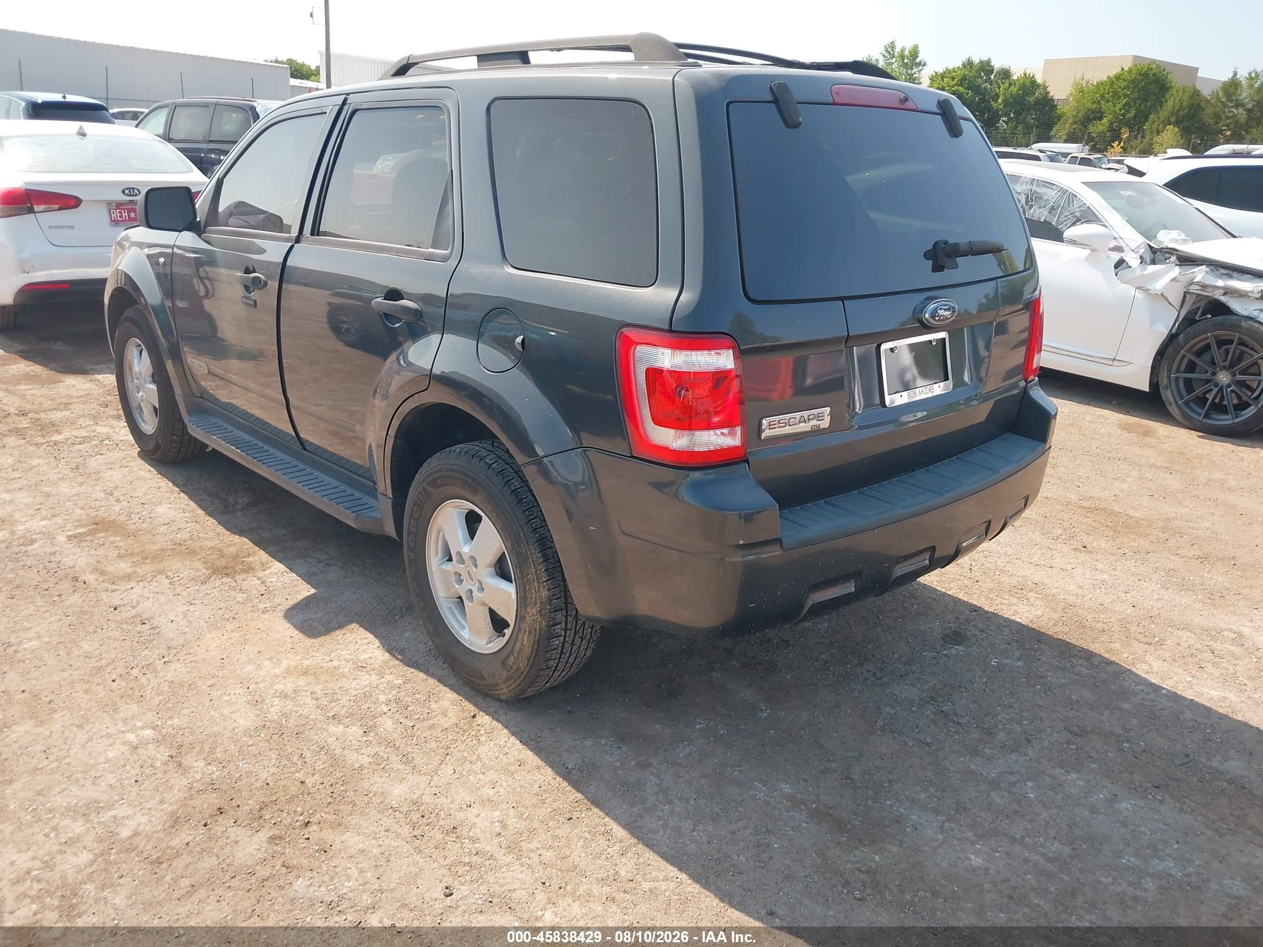 2008 Ford Escape Xlt Gray vin: 1FMCU03168KA06273