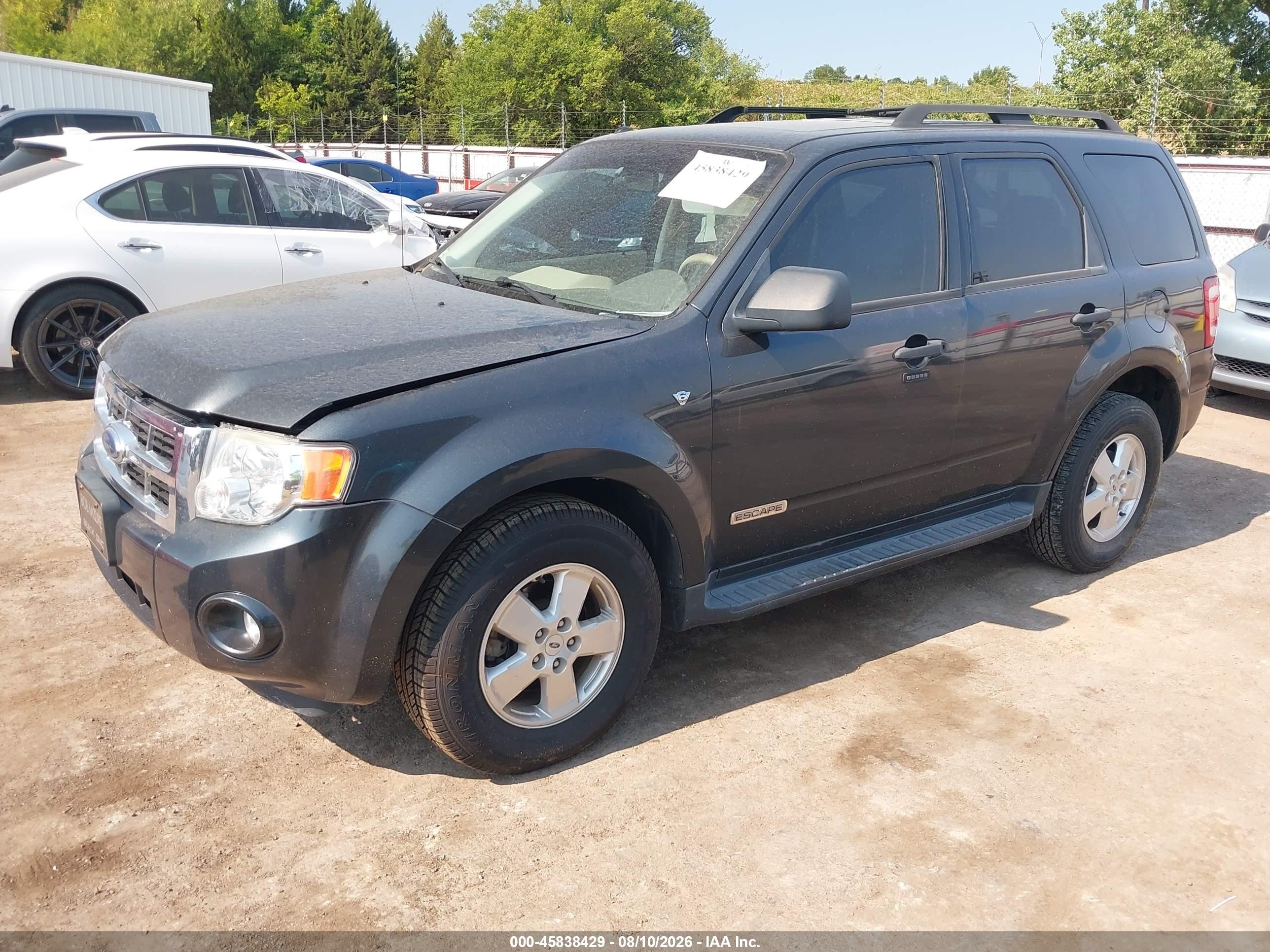 2008 Ford Escape Xlt Gray vin: 1FMCU03168KA06273