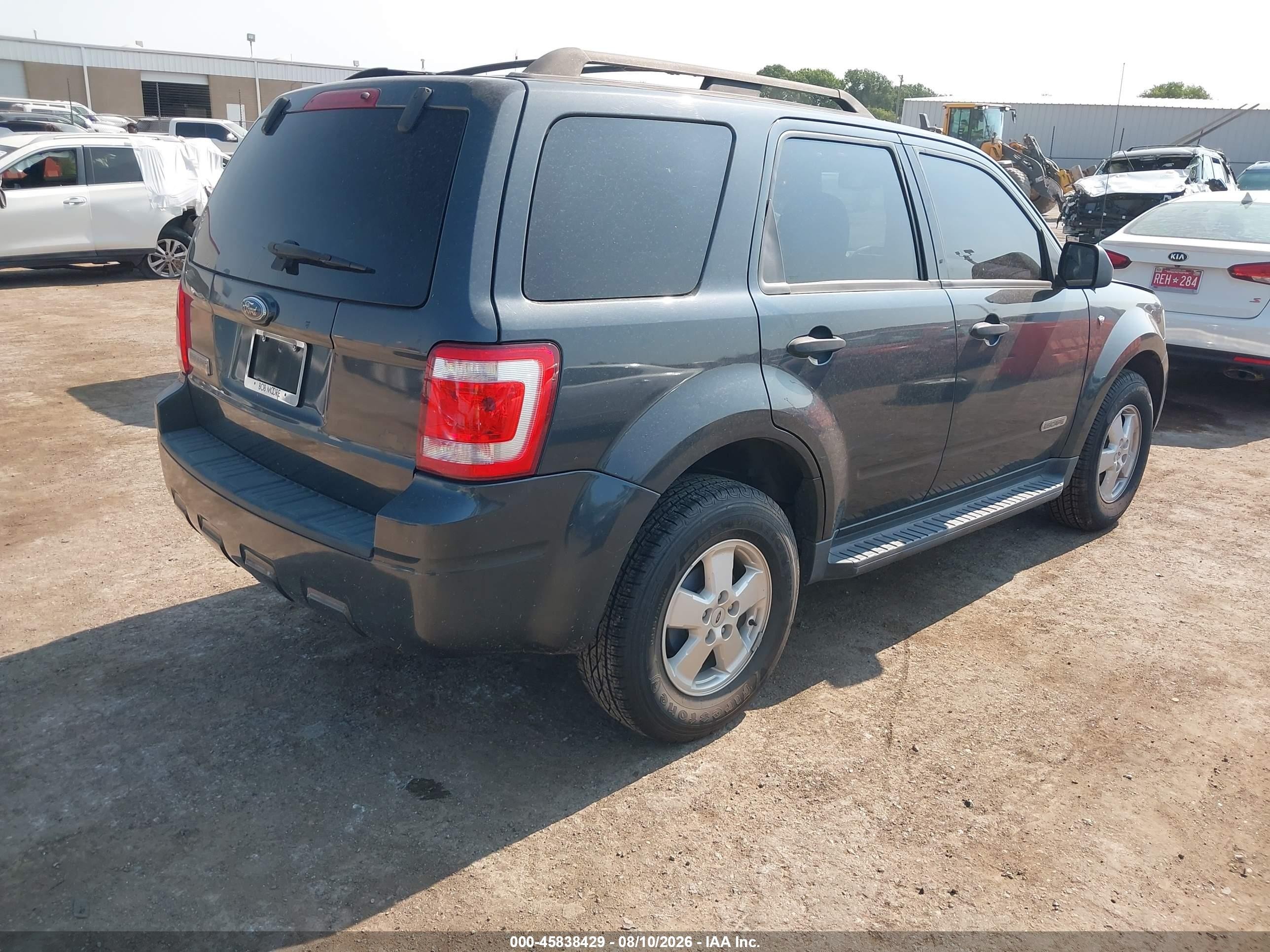 2008 Ford Escape Xlt Gray vin: 1FMCU03168KA06273