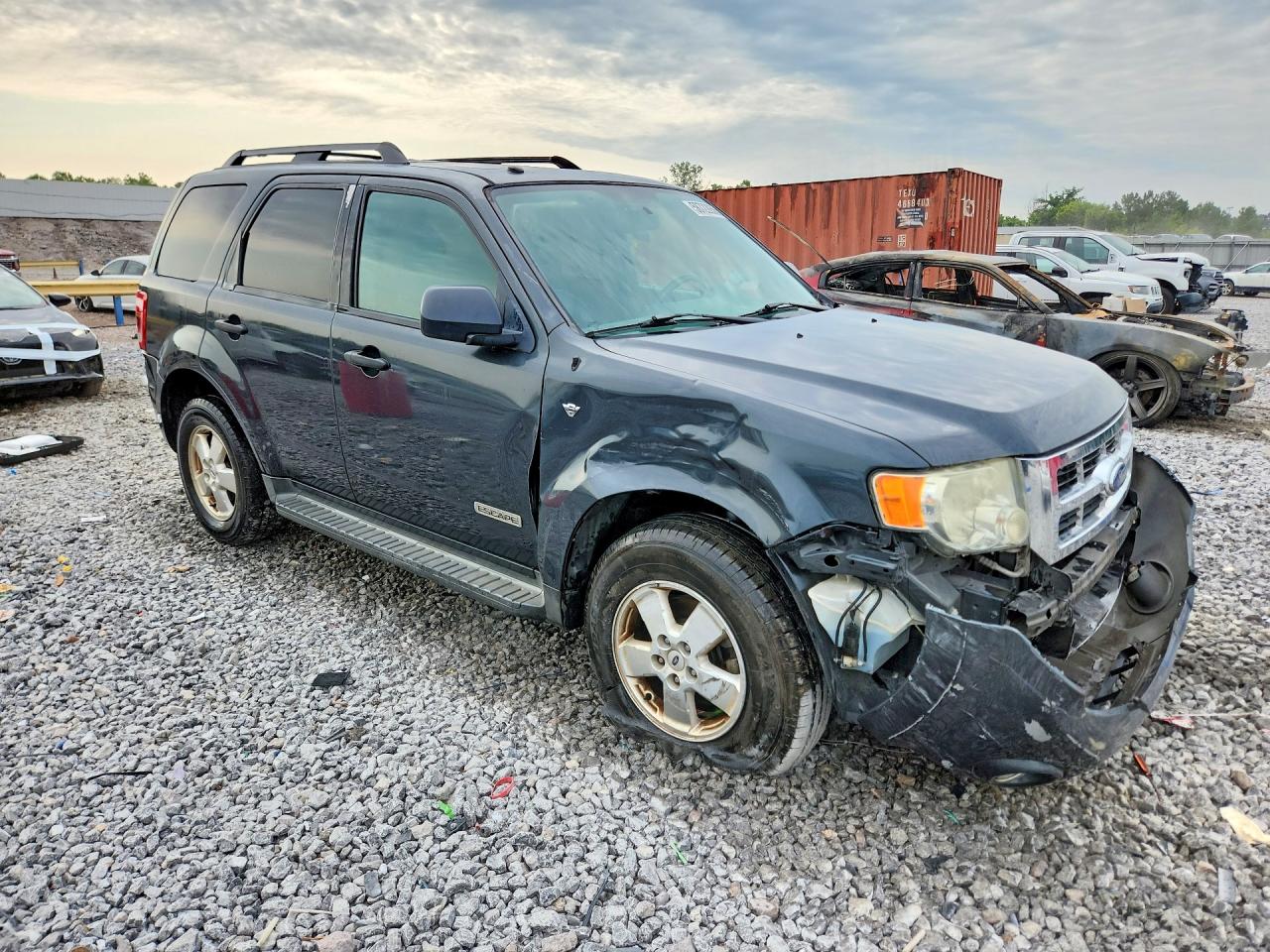 2008 Ford Escape Xlt Blue vin: 1FMCU03168KA13594