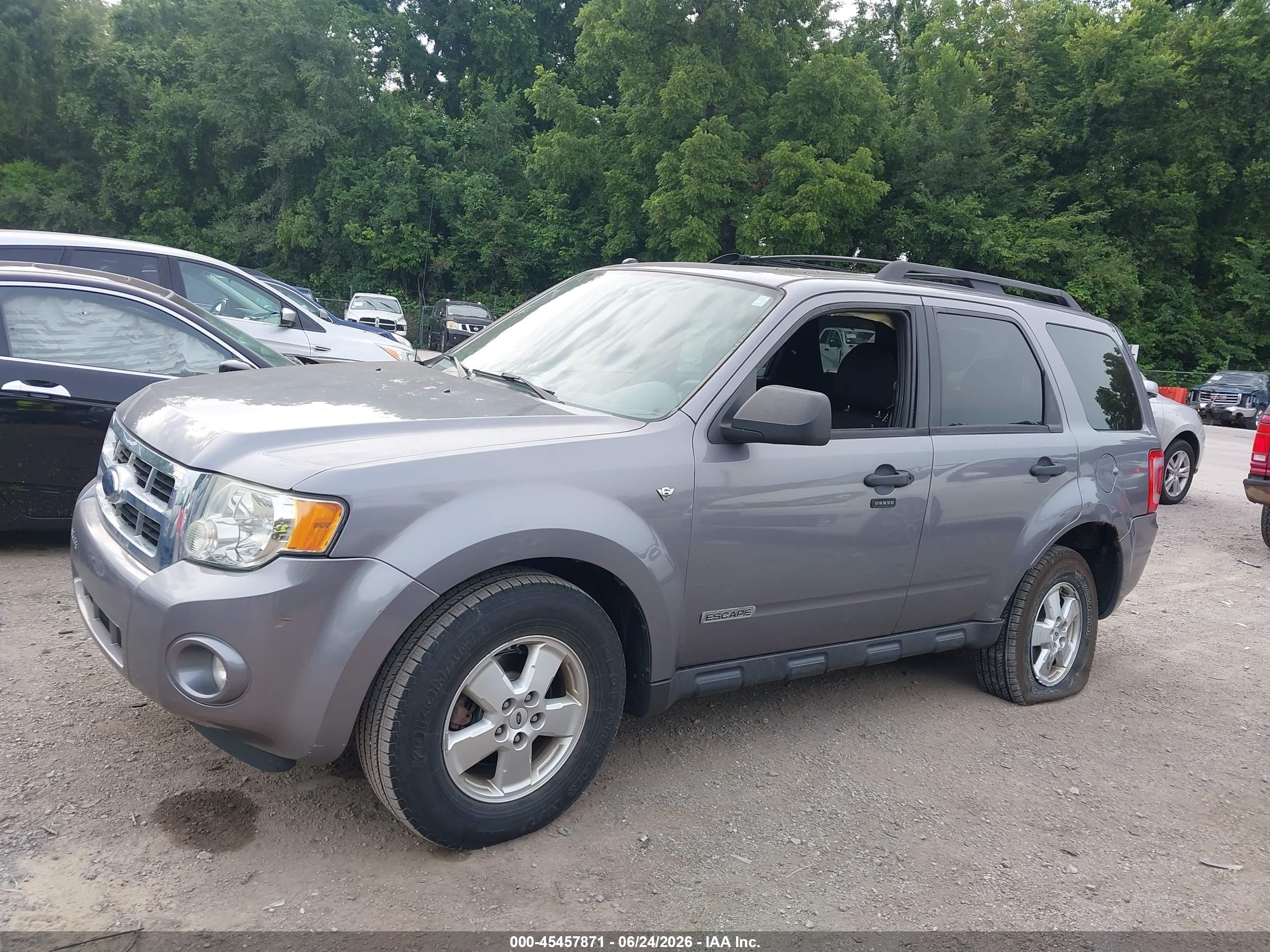 2008 Ford Escape Xlt Silver vin: 1FMCU03168KA63878