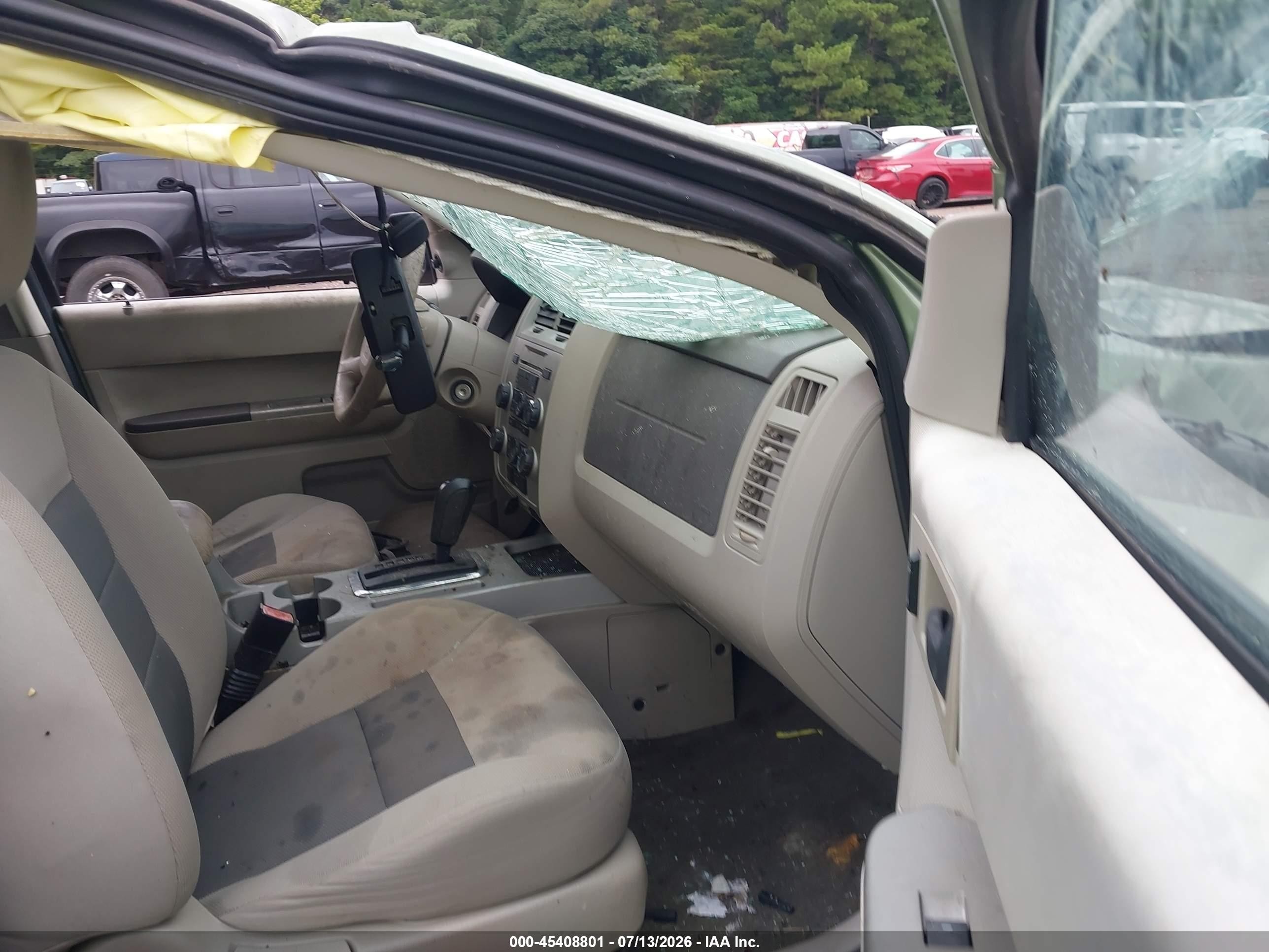 2008 Ford Escape Xlt Green vin: 1FMCU03168KA82141