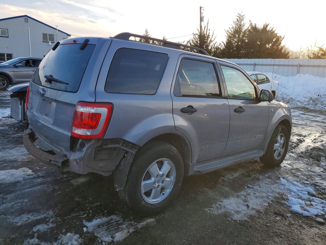 2008 Ford Escape Xlt Gray vin: 1FMCU03168KA82656
