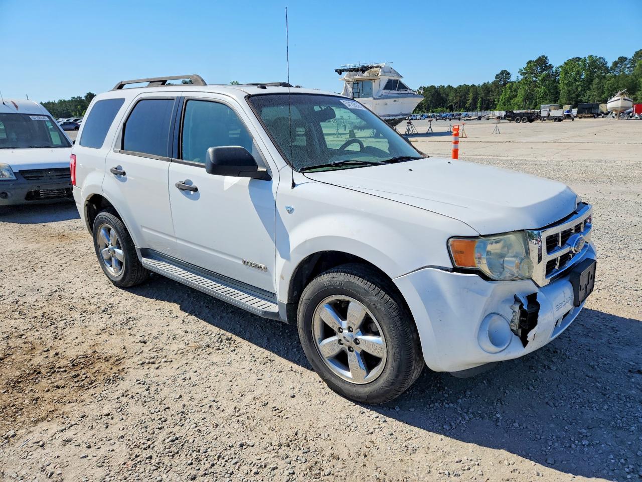 2008 Ford Escape Xlt Белый vin: 1FMCU03168KC00656