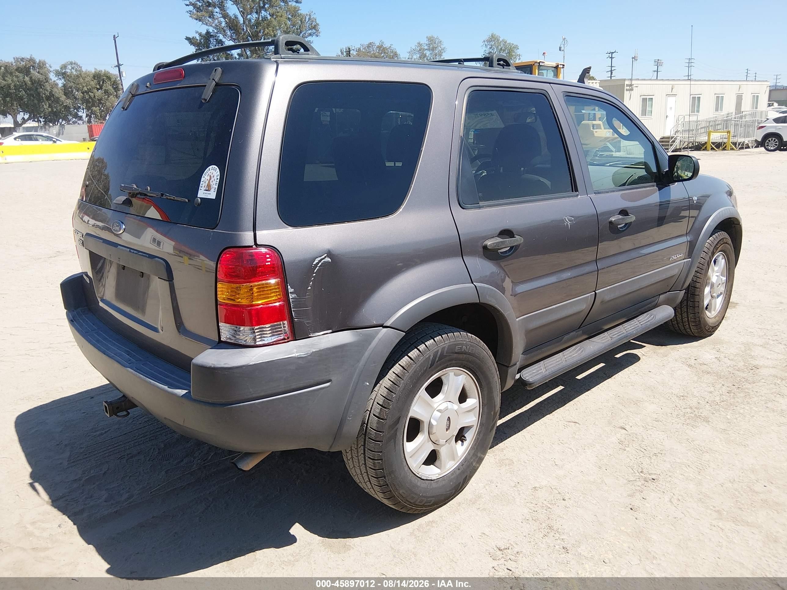 2002 Ford Escape Xlt Gray vin: 1FMCU03172KD01387