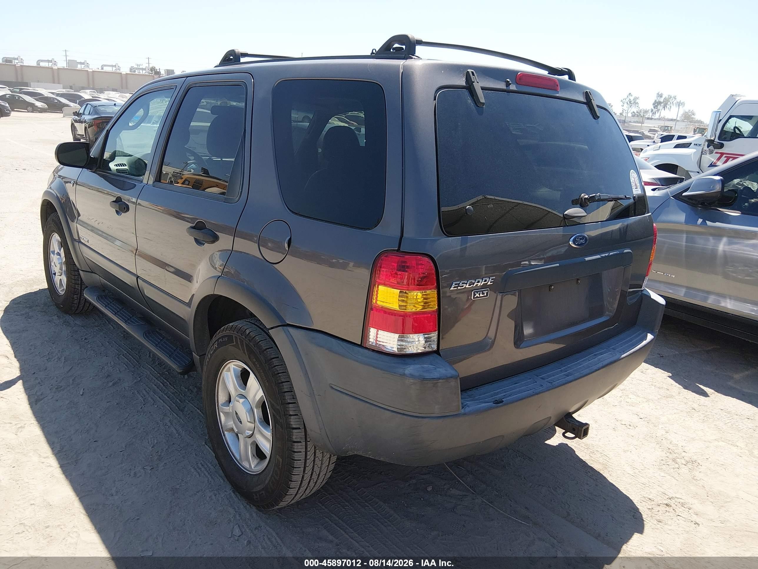 2002 Ford Escape Xlt Gray vin: 1FMCU03172KD01387